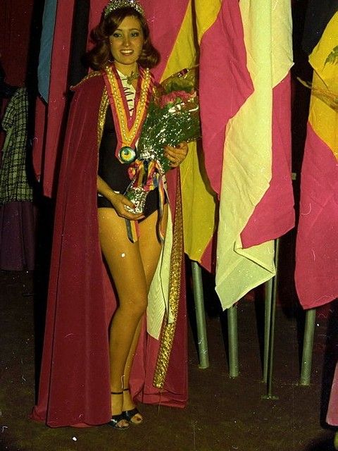 La candidata espanyola ja coronada. 