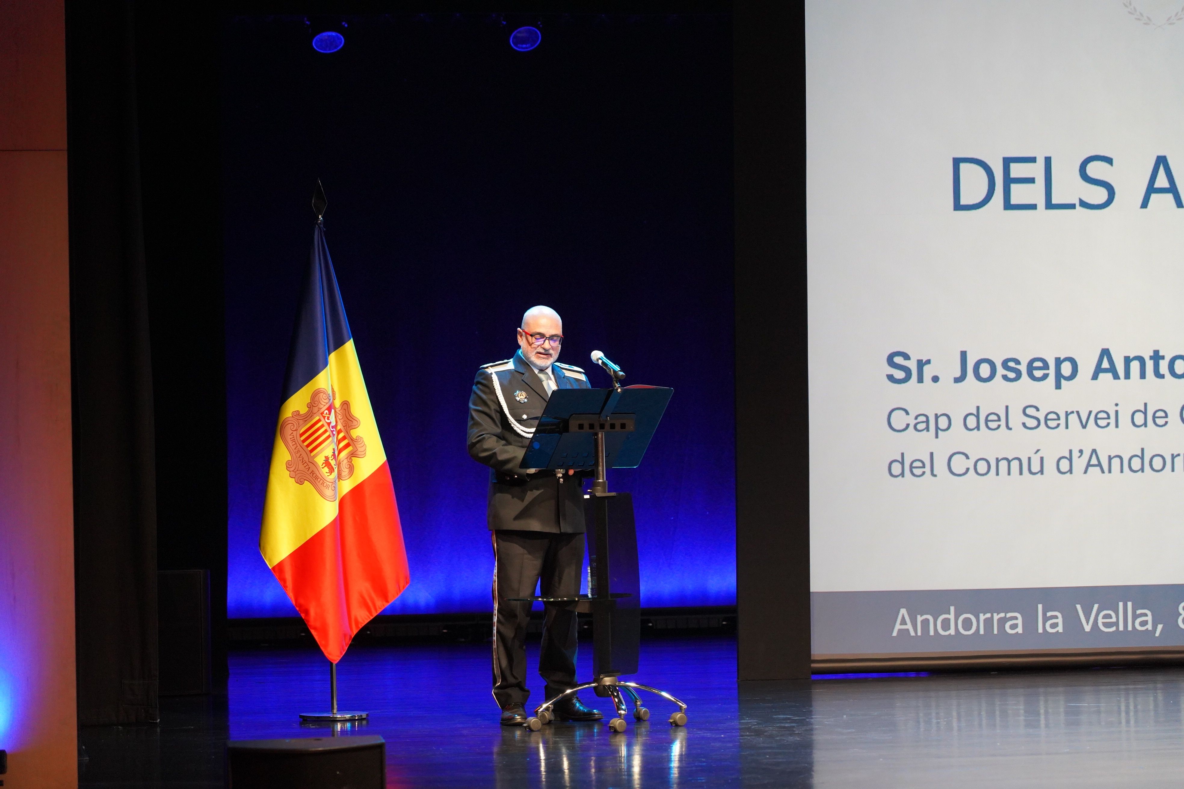 Intervenció del cap del servei de circulació de la capital, Toni Pujol.