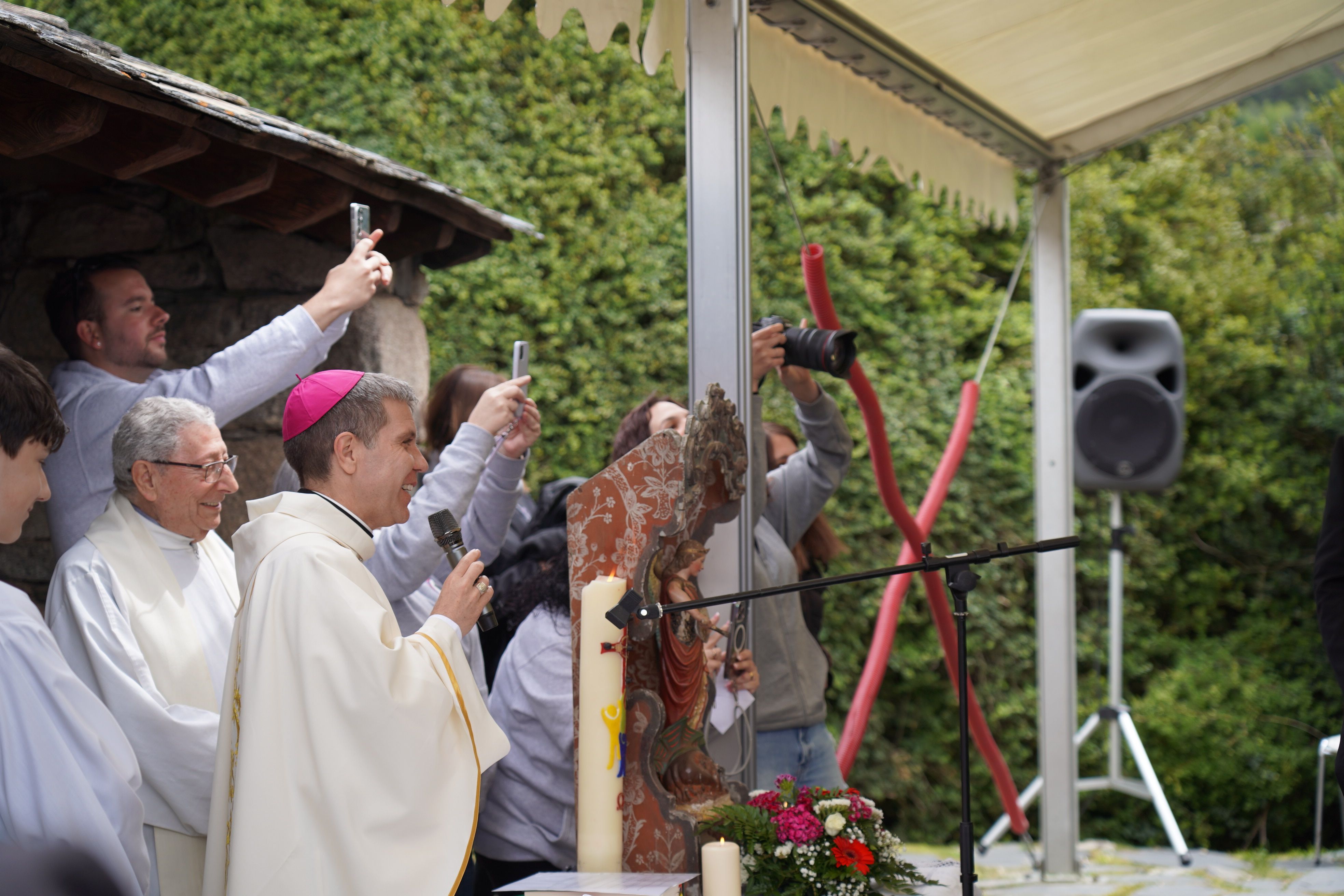 Un instant de la missa.