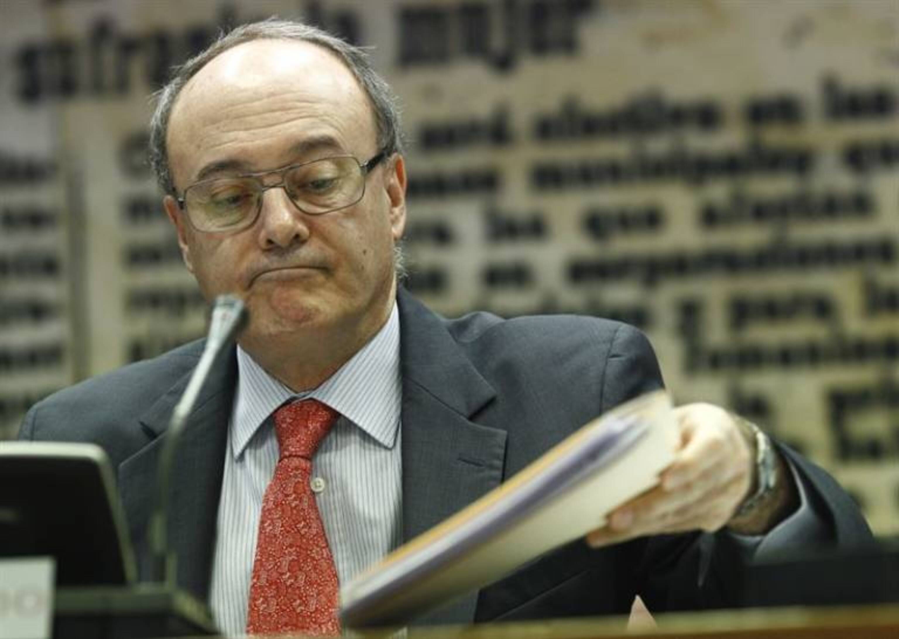 Luis María Linde quan era governador del Banc d'Espanya.