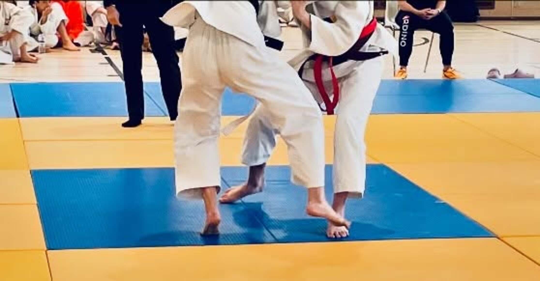 Una competició de judo.