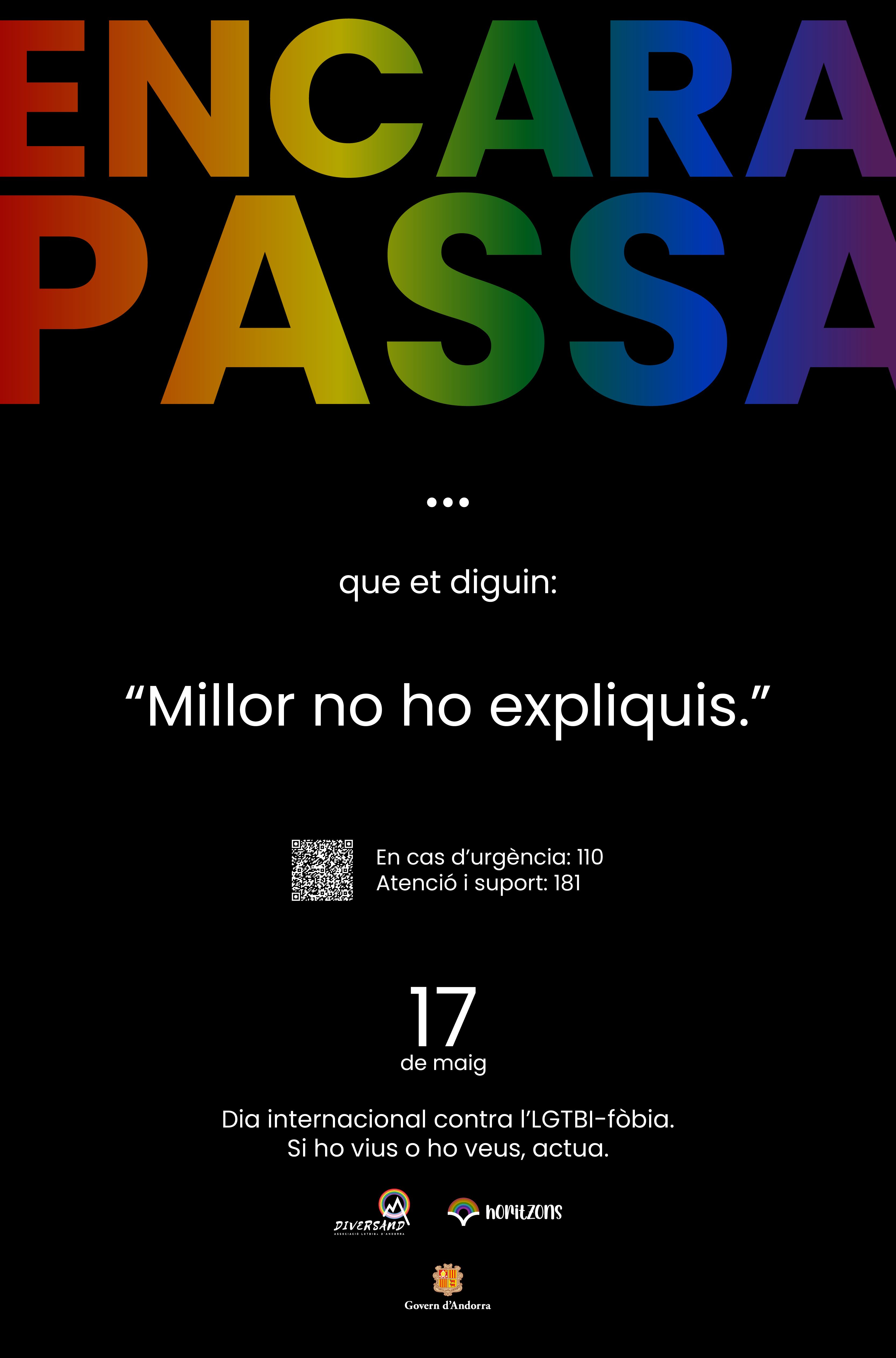 L'eslògan de la campanya.