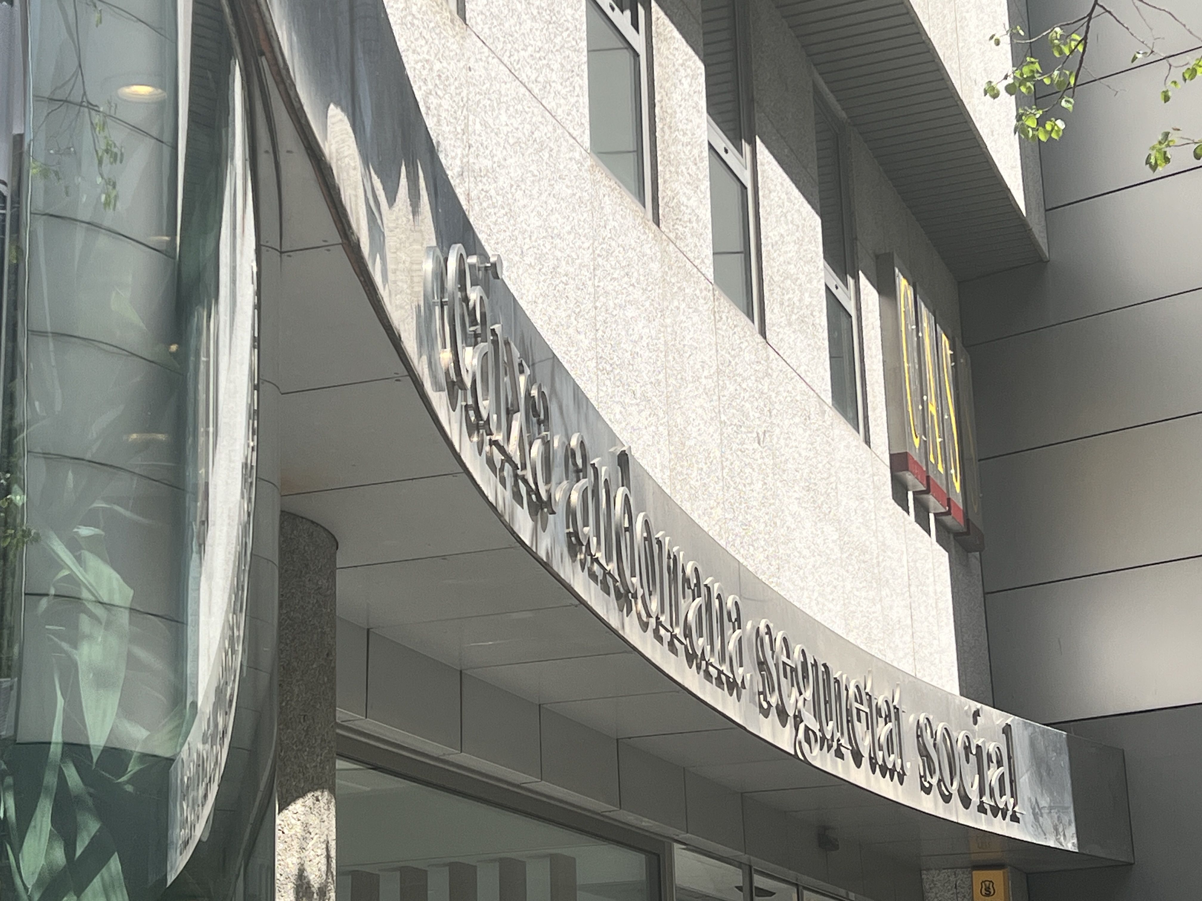 La façana de la CASS aquest dimarts.