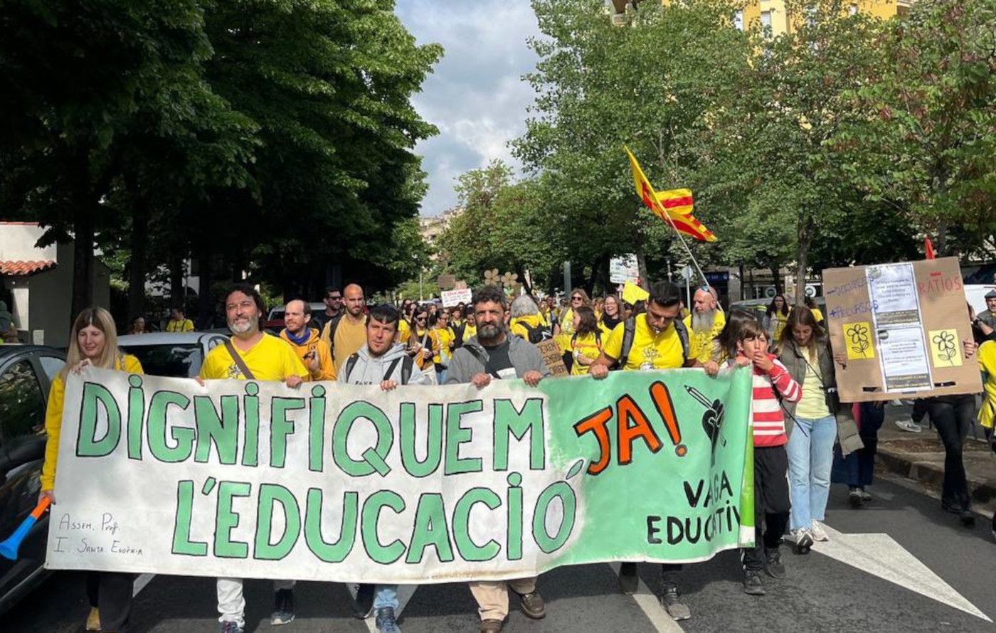 Una de les protestes viscudes aquest dijous a la província de Girona.