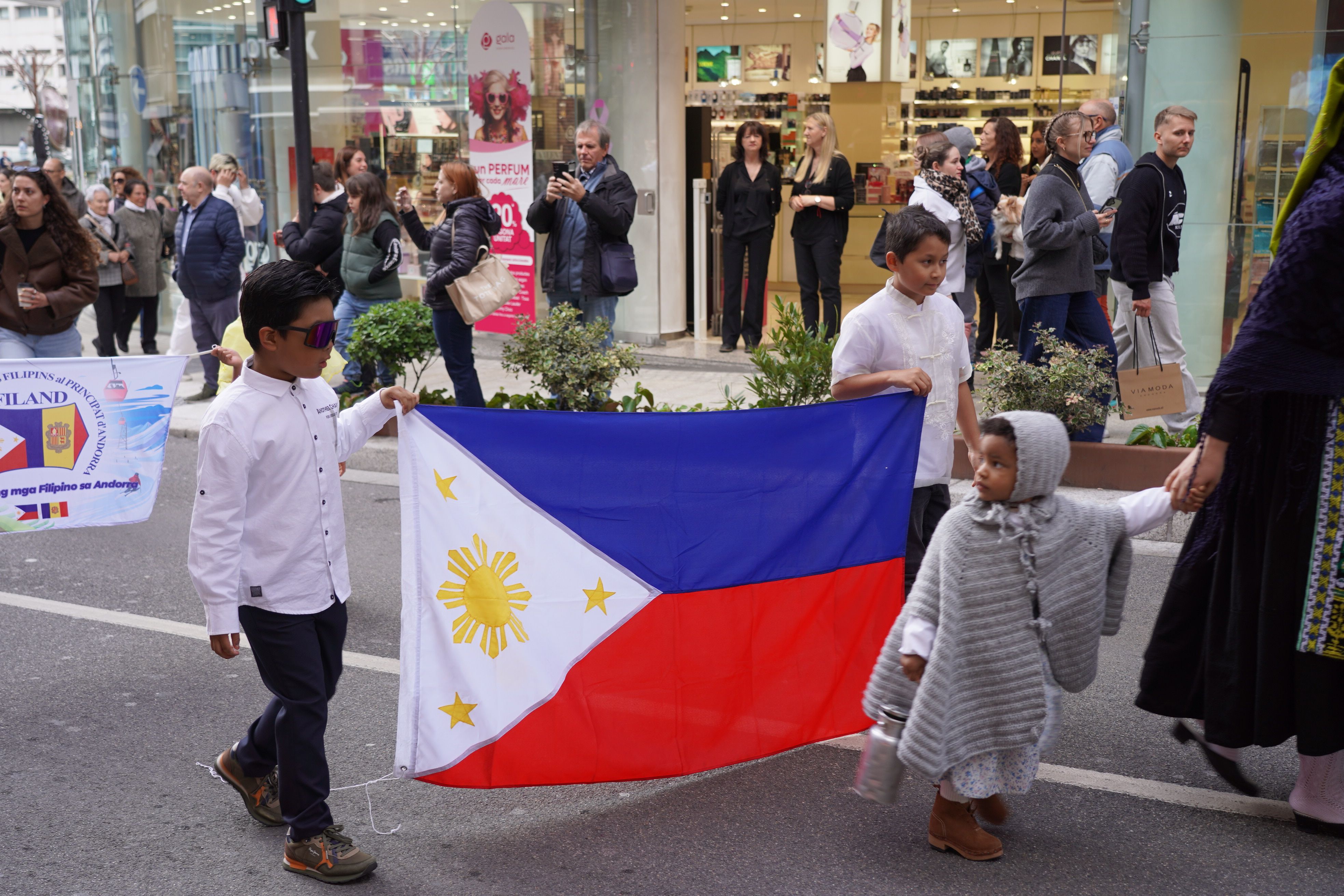 La bandera de Filipines. 
