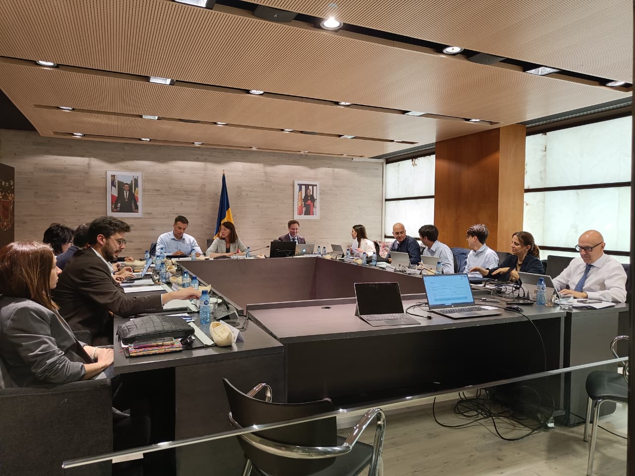 Un instant de la reunió de cònsols d'aquest dimarts a Ordino. Un instant de la reunió de cònsols d'aquest dimarts a Ordino.