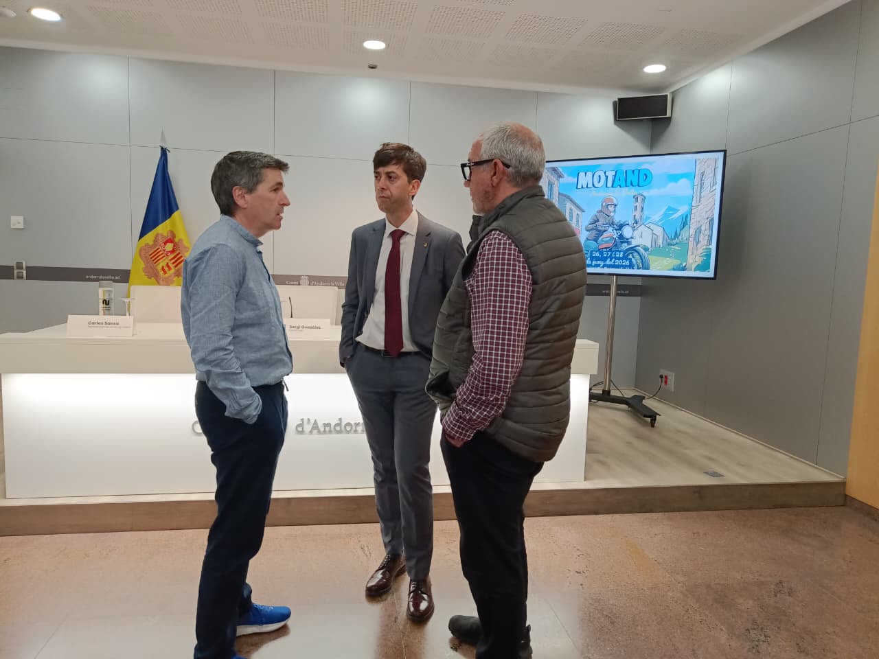 Carles Sansa, Sergi González i Toni Soler.