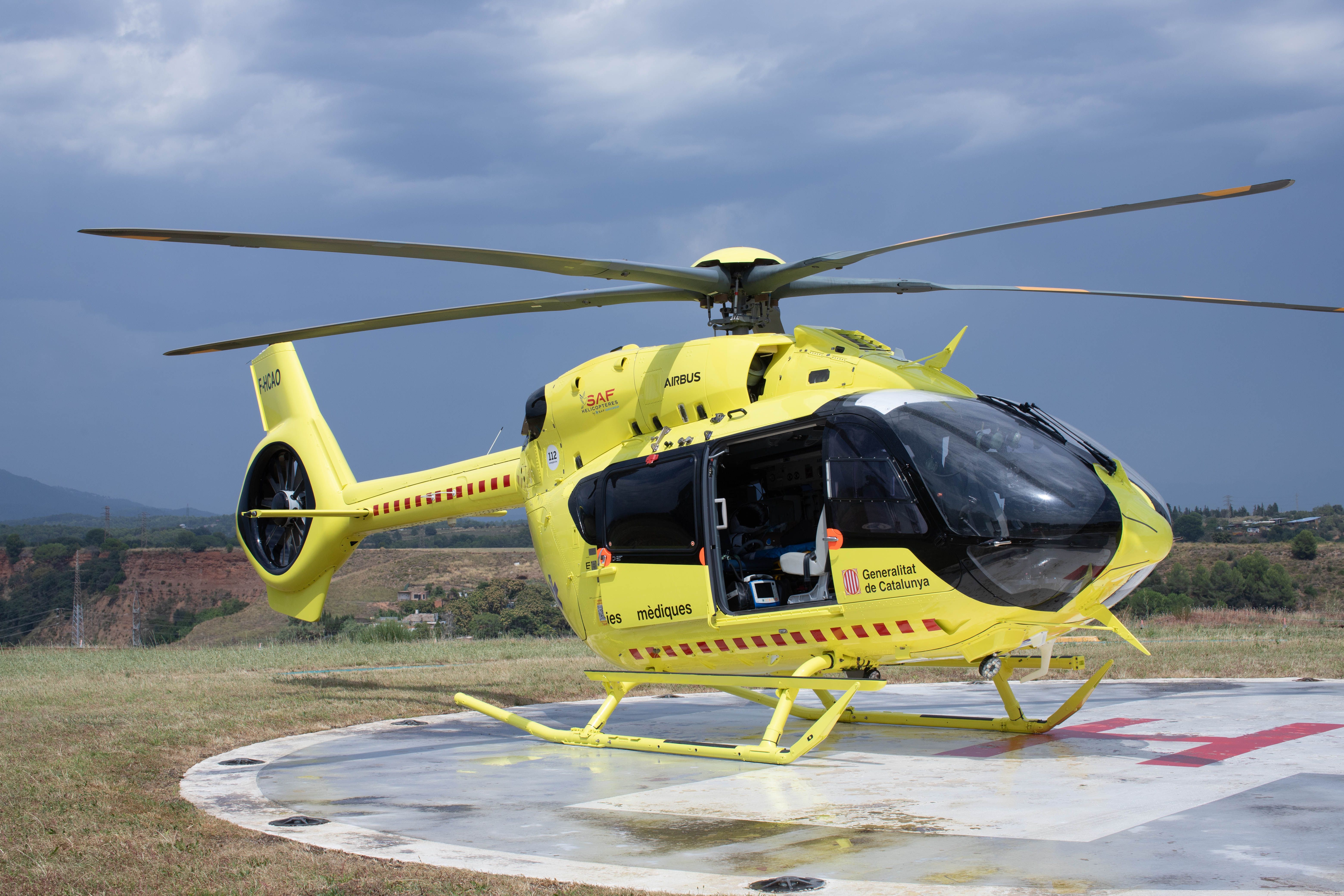 L'helicòpter del SEM.