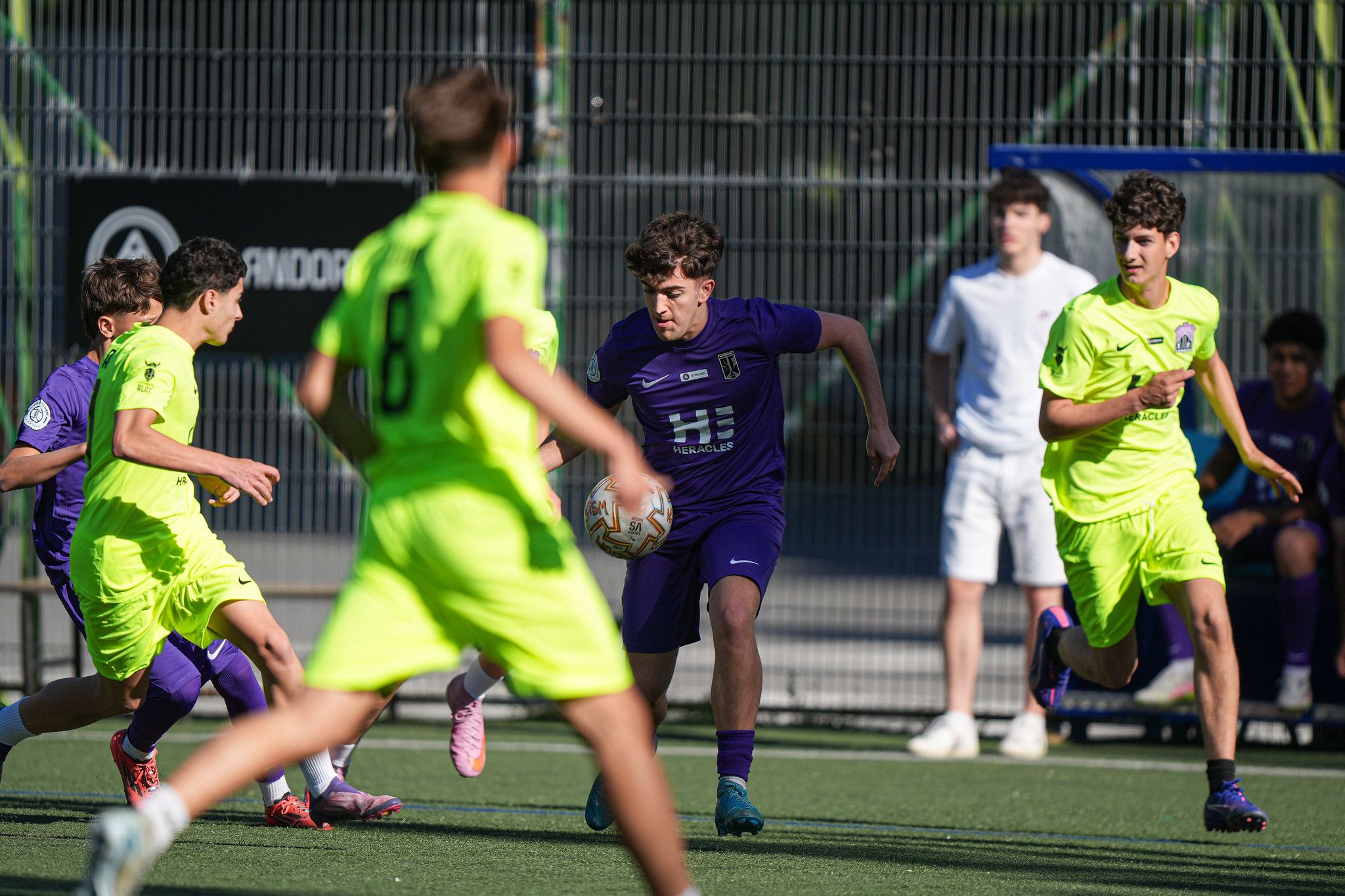 Un dels duels d'aquest matí a la fase de grups de la Students League. Un dels duels d'aquest matí a la fase de grups de la Students League.