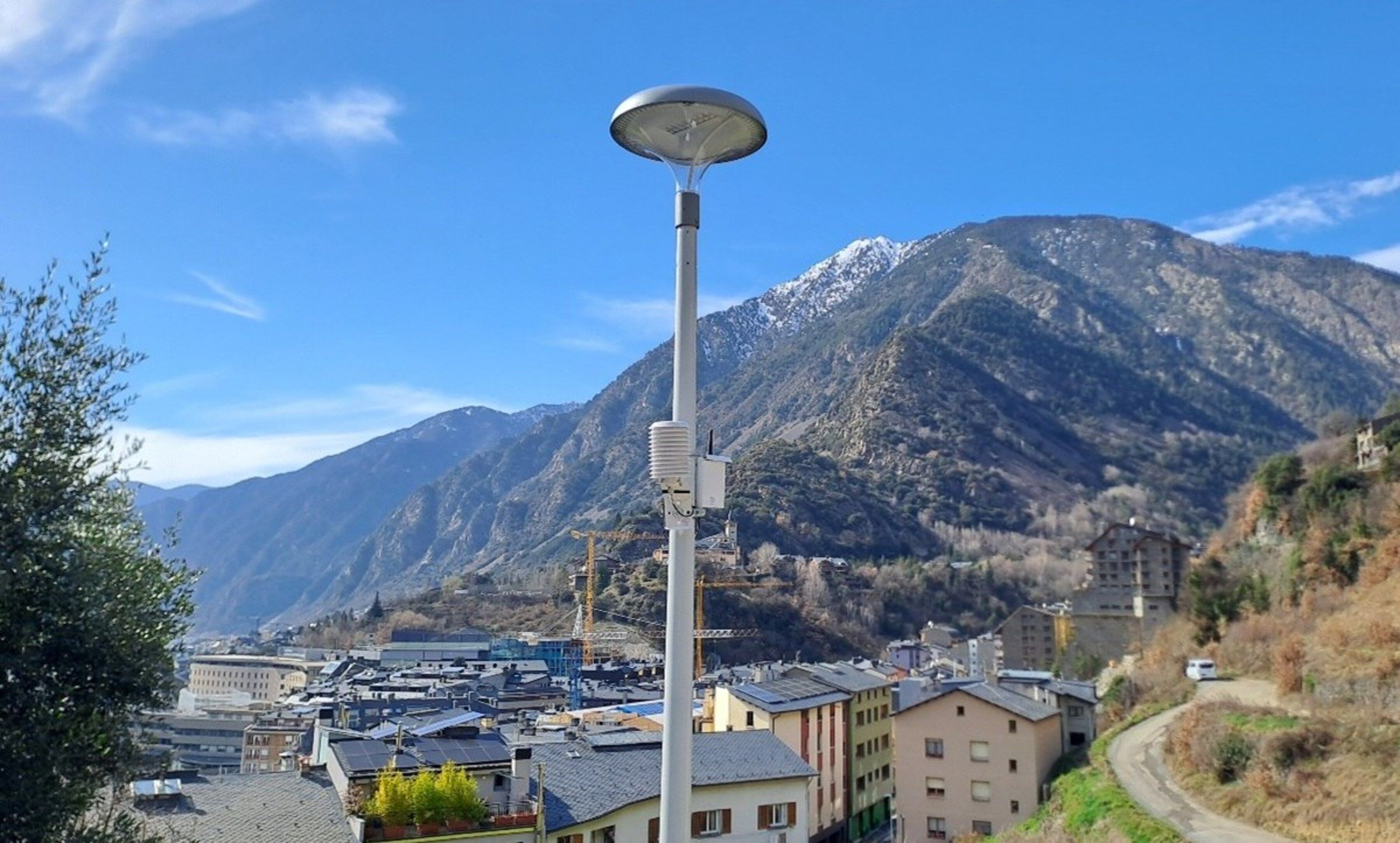 Un dels sensors instal·lats a Escaldes-Engordany.