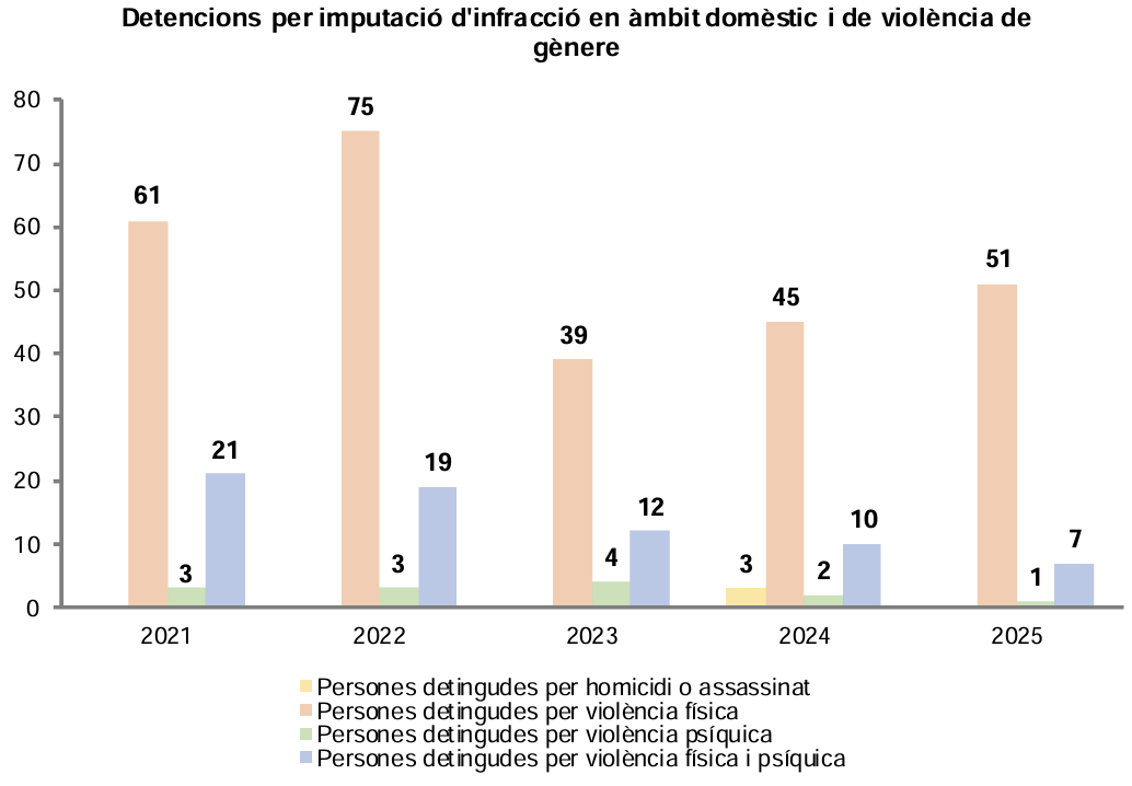 Detencions fetes el 2025. La portaveu del Sindicat, Rebeca Bonache.