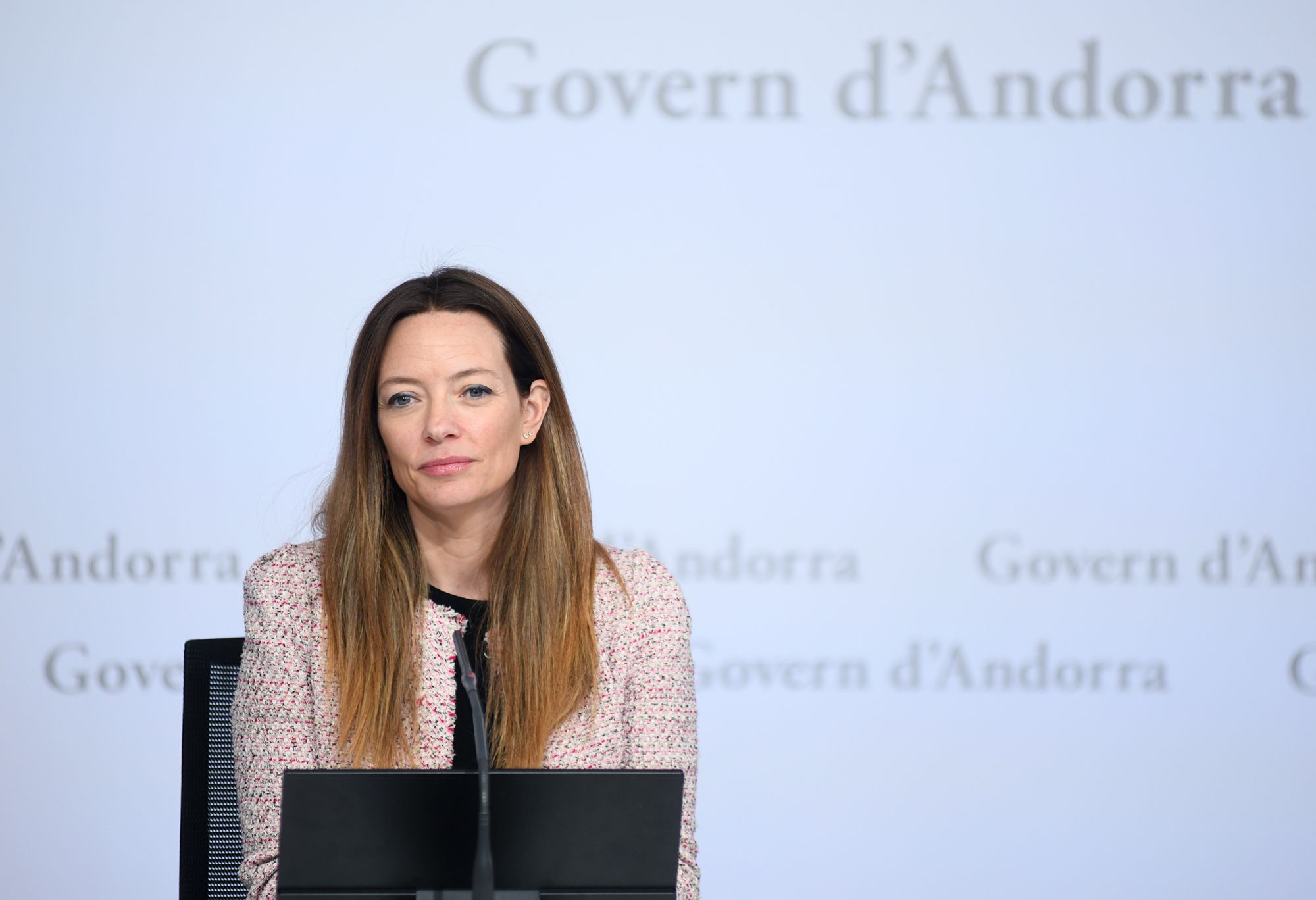 Helena Mas durant la presentació del Pla oncològic Nacional. Helena Mas durant la presentació del Pla oncològic Nacional.