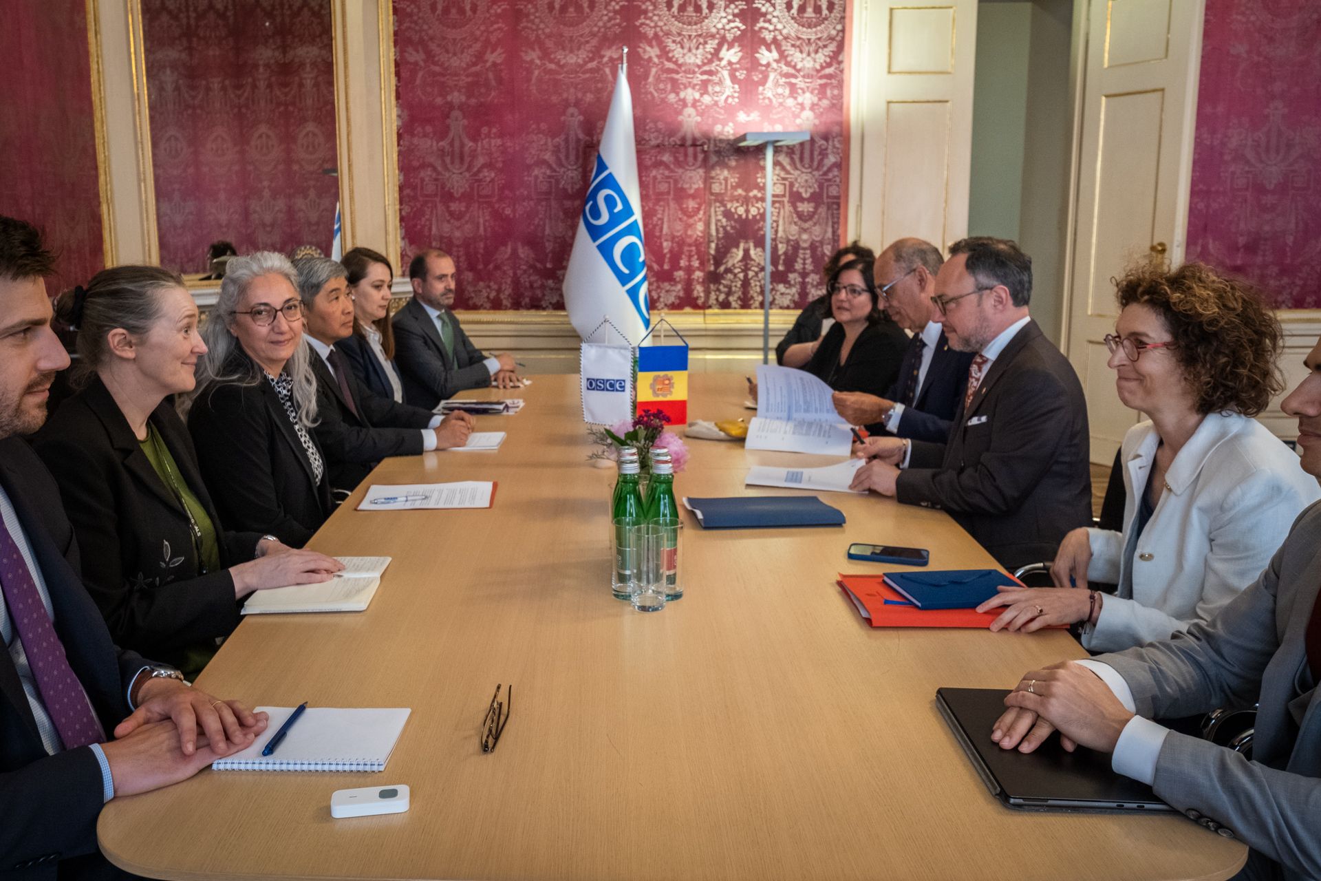 Xavier Espot a l'OSCE La portaveu del Sindicat, Rebeca Bonache.