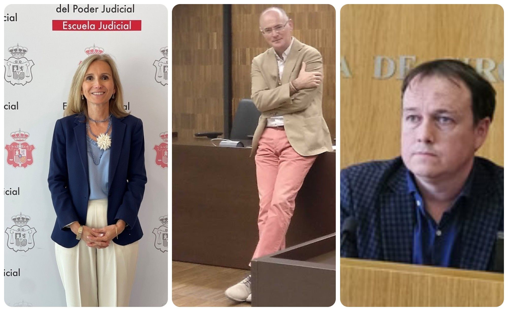 Tres dels quatre magistrats substituts nomenats pel CSJ.