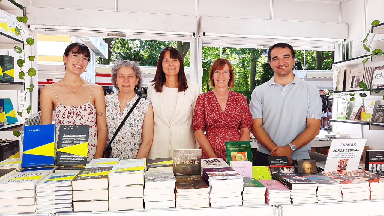 Estand d'Andorra a la Feria del Libro Madrid.
