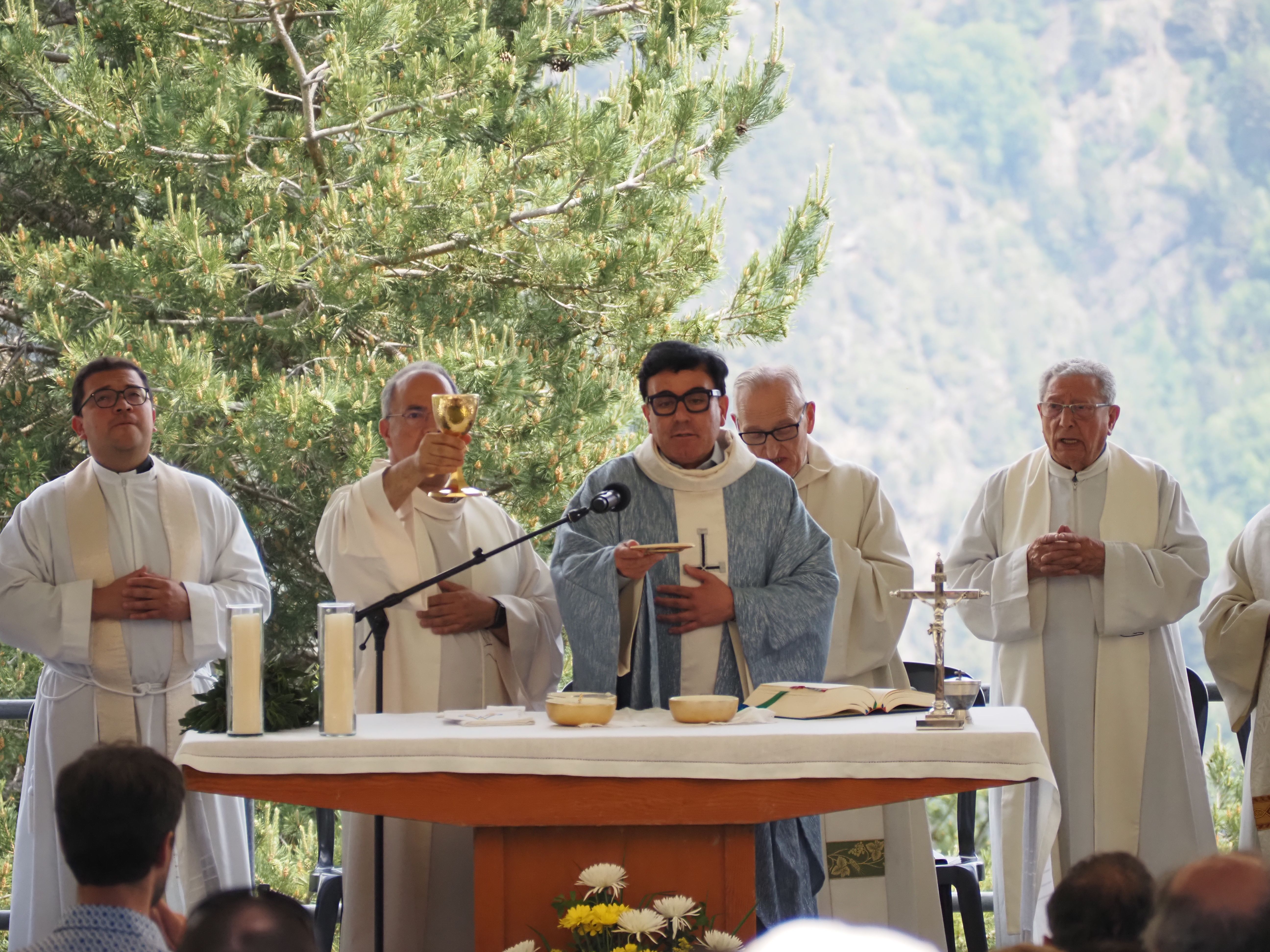Mossèn Pepe ha estat protagonista durant la missa.