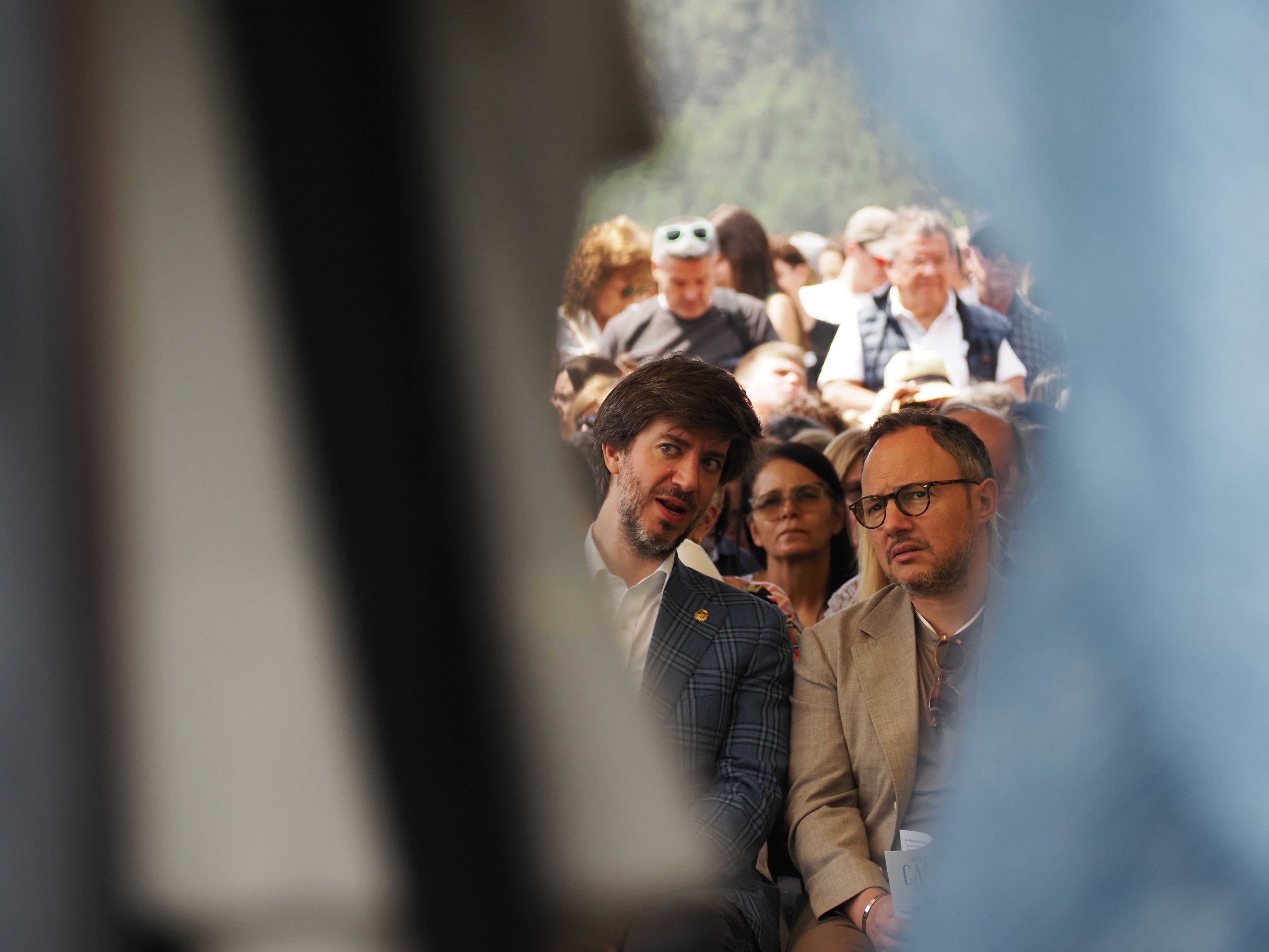 Carles Ensenyat i Xavier Espot al darrer aplec de Canòlich.