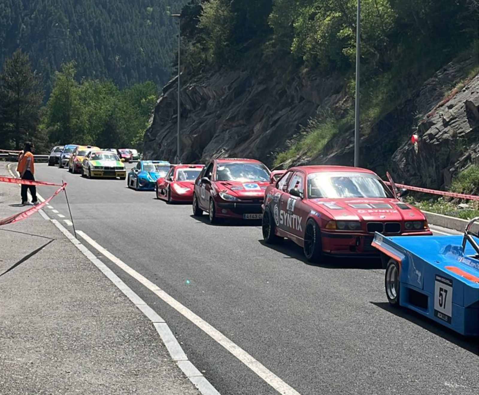 Alguns dels cotxes participants en aquesta Pujada a Arinsal. Alguns dels cotxes participants en aquesta Pujada a Arinsal.