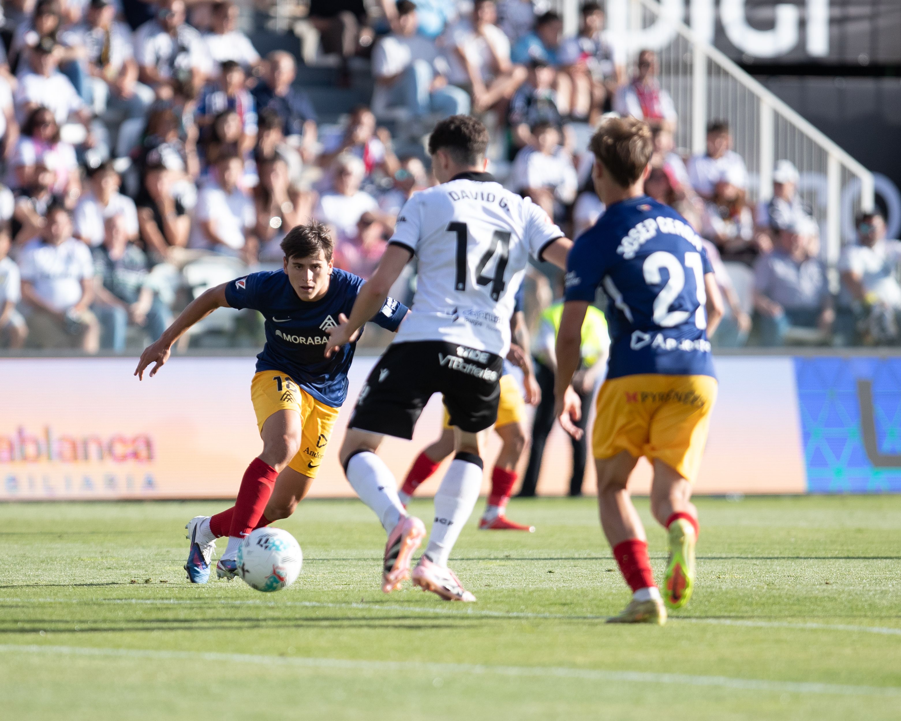 El Burgos ha demostrat més fam per endur-se el partit que l'Andorra. 