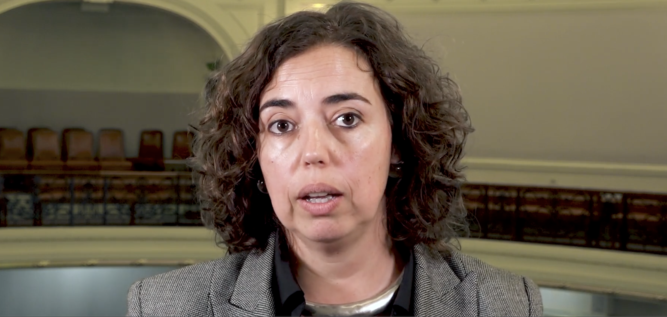 La portaveu del Sindicat, Rebeca Bonache.