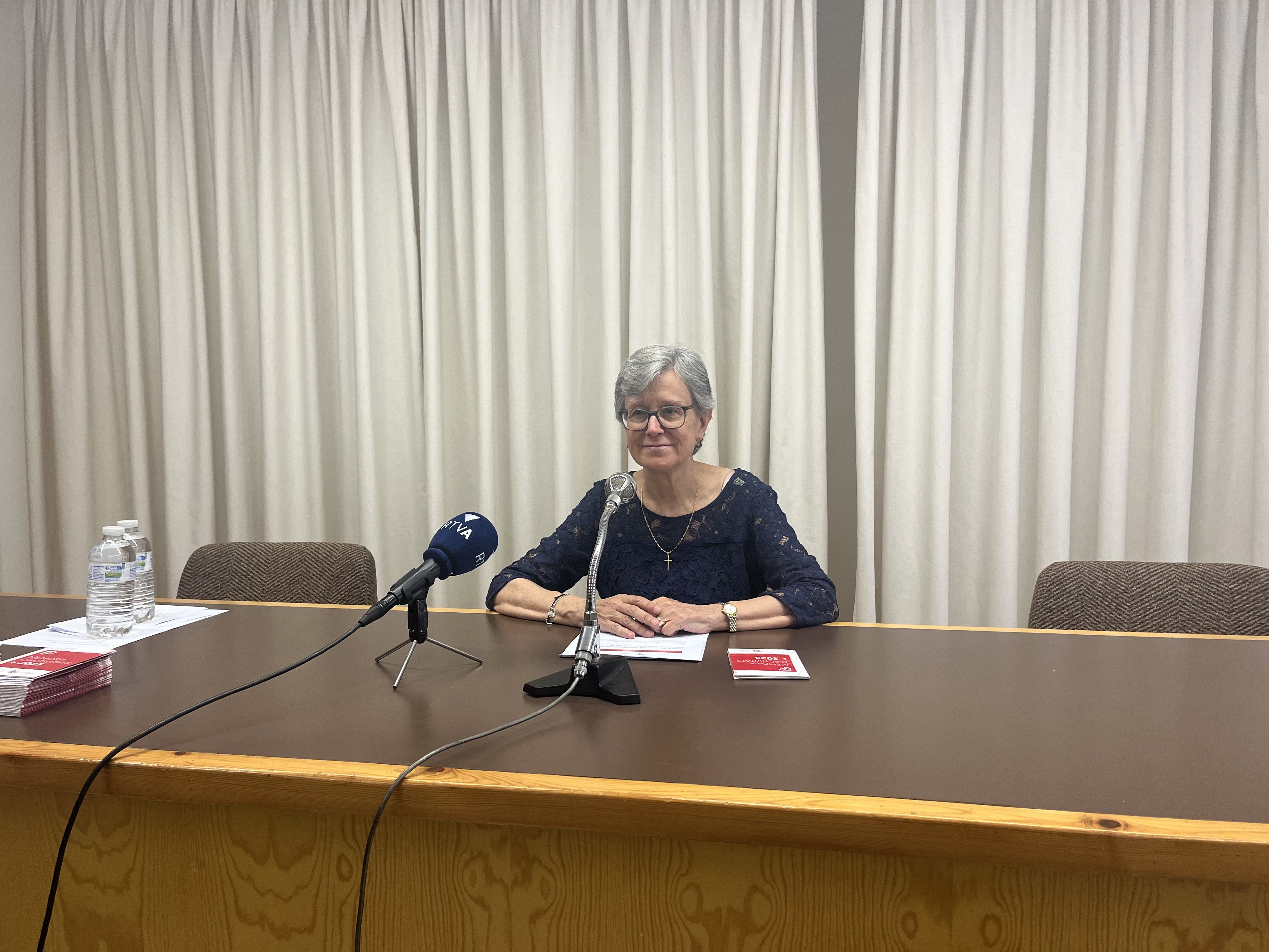 La portaveu del Sindicat, Rebeca Bonache.