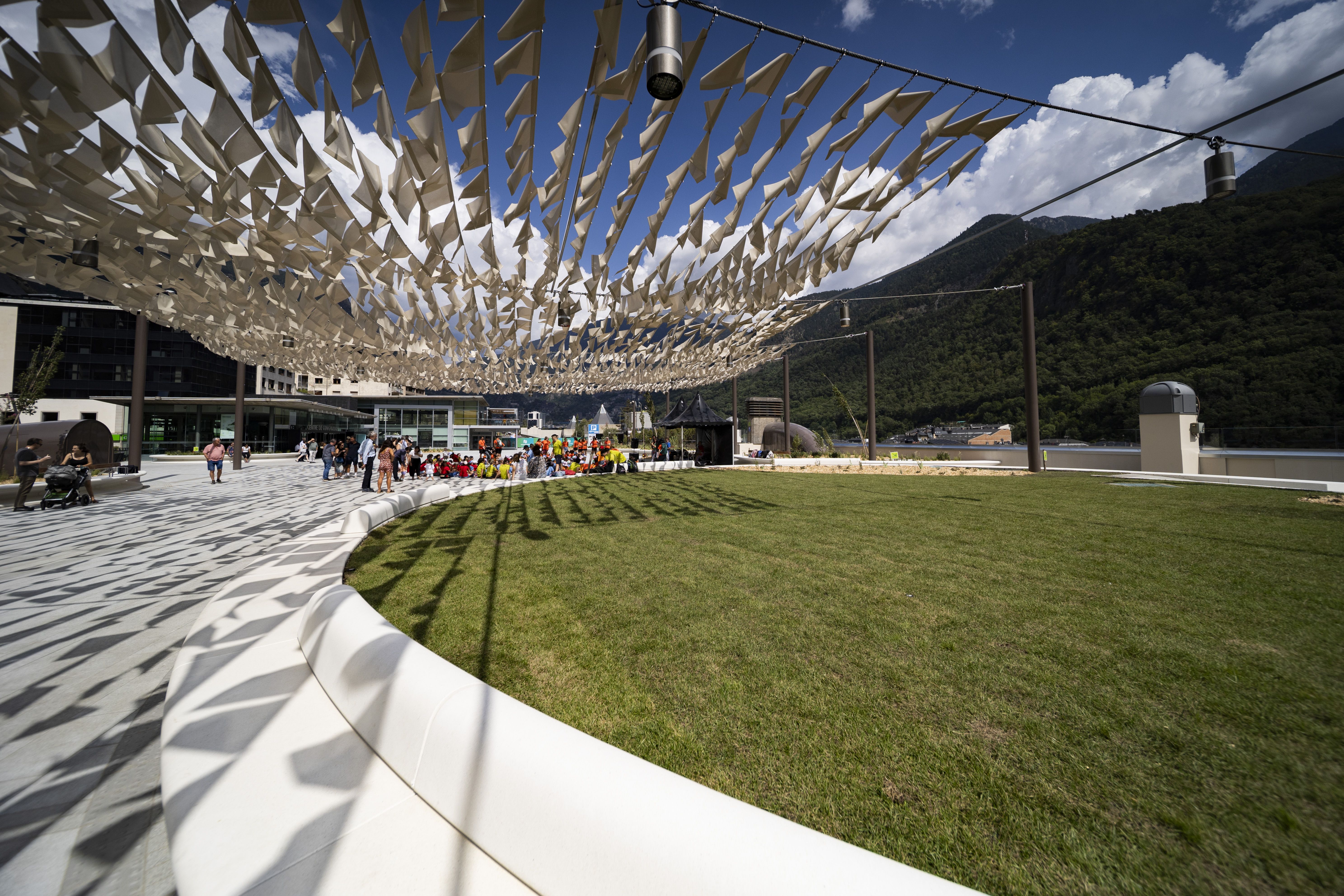 La plaça del Poble d'Andorra la Vella.