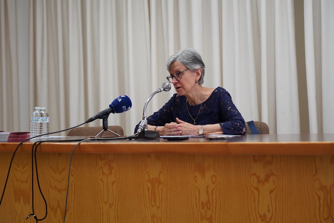 La portaveu del Sindicat, Rebeca Bonache.