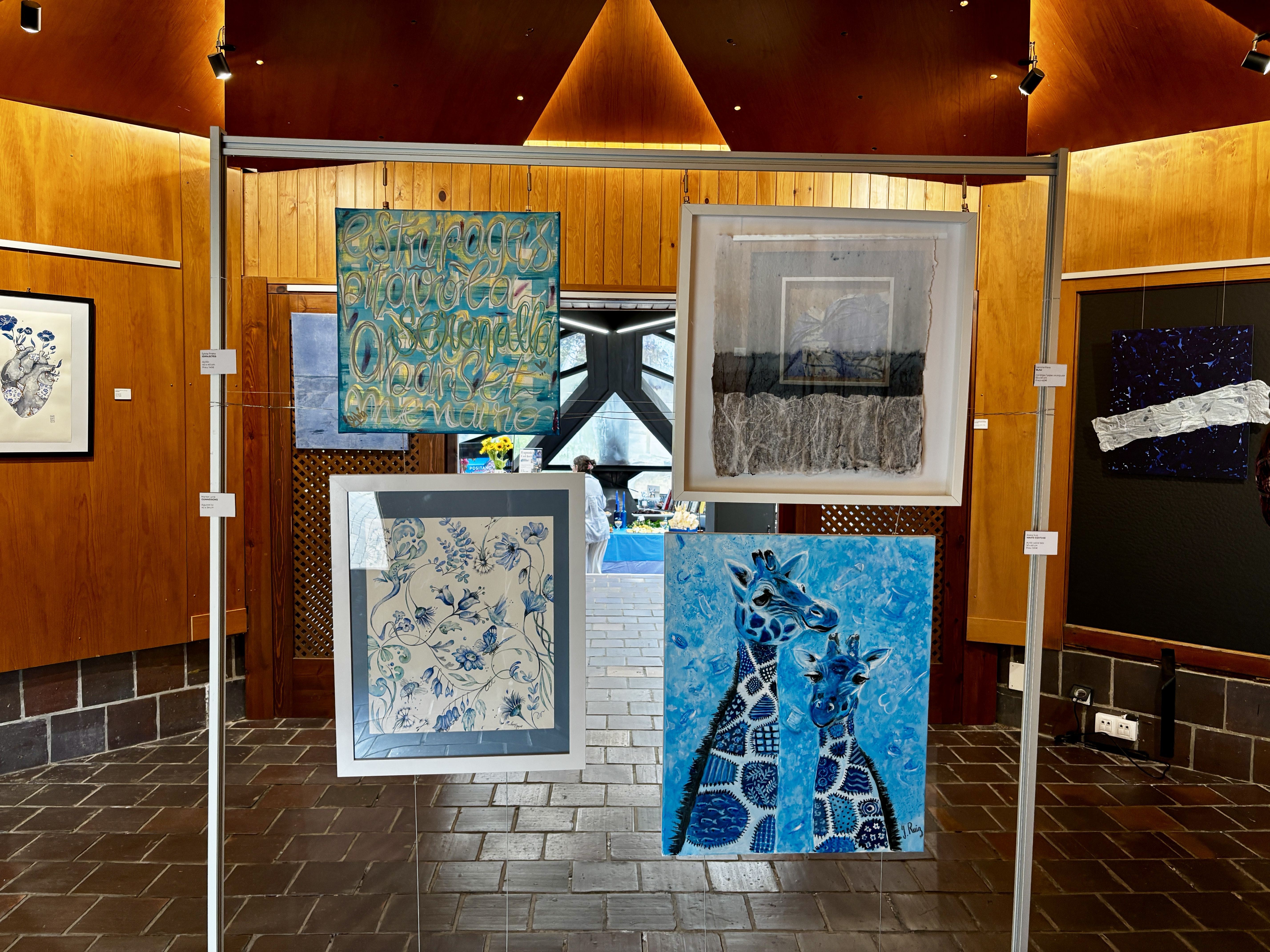 Obres de l'exposició "Blau"