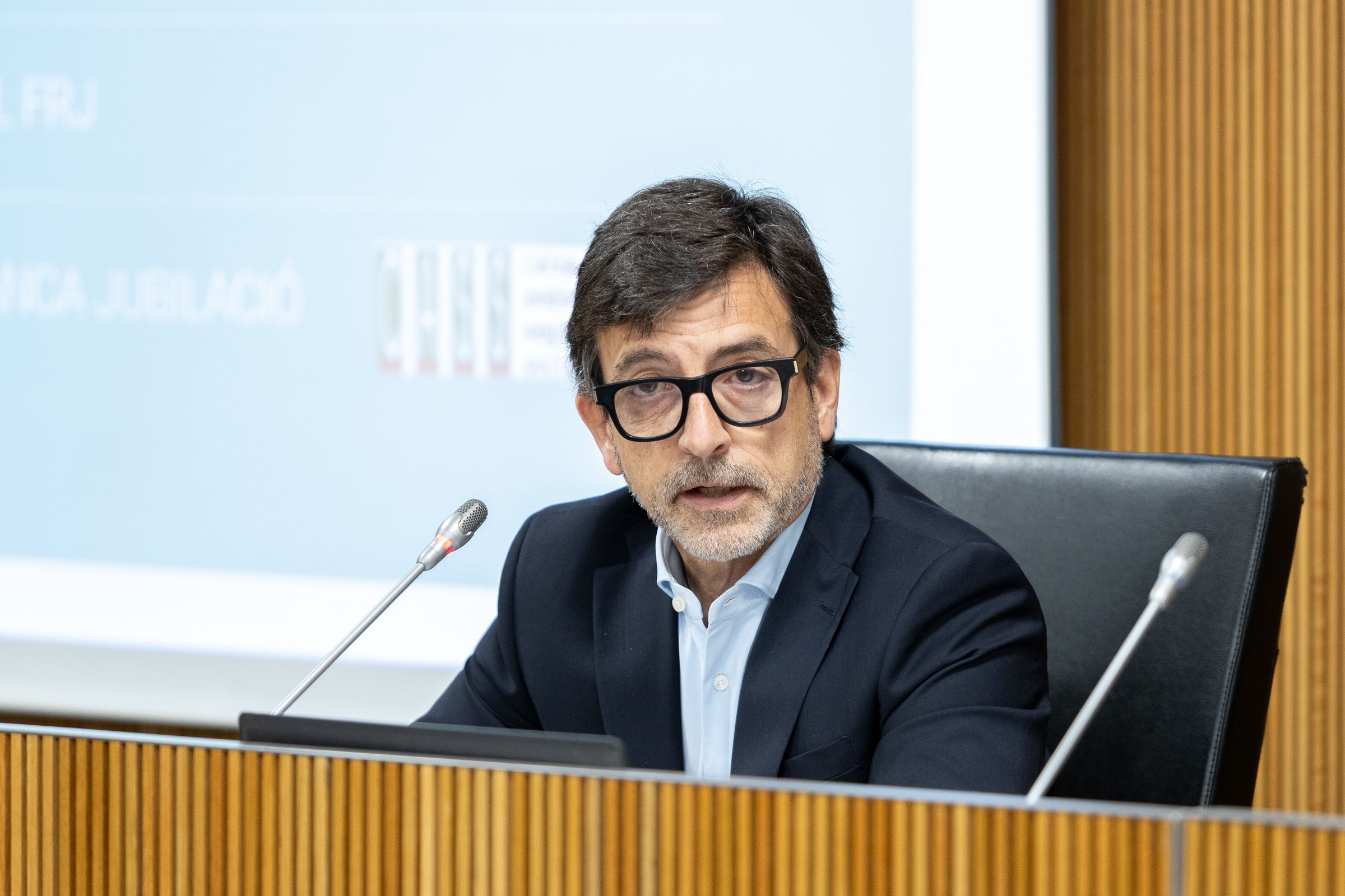 Jordi Cinca, durant la compareixença.