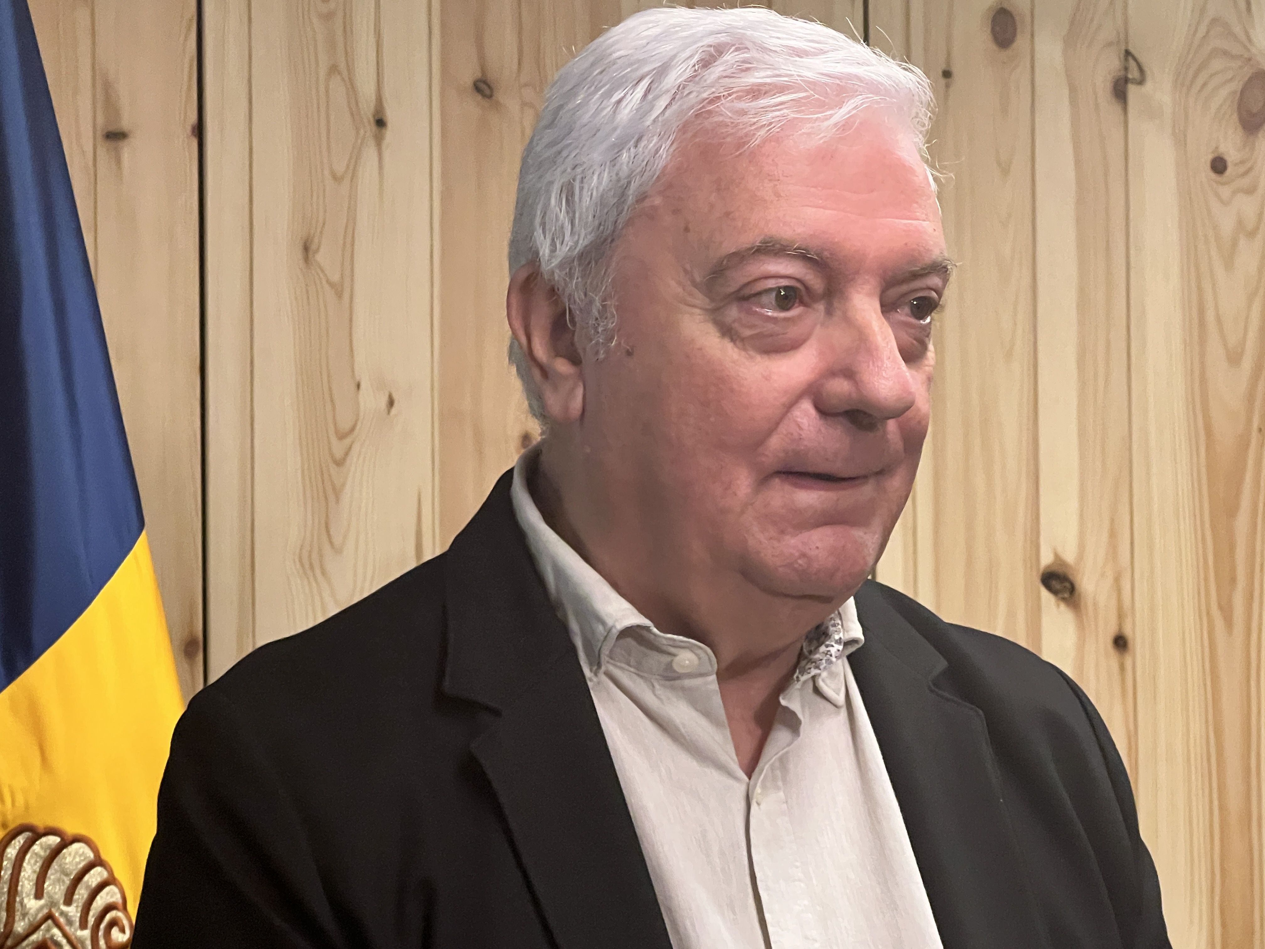 Gerard Cadena durant el contacte amb la premsa aquesta tarda. Gerard Cadena durant el contacte amb la premsa aquesta tarda.