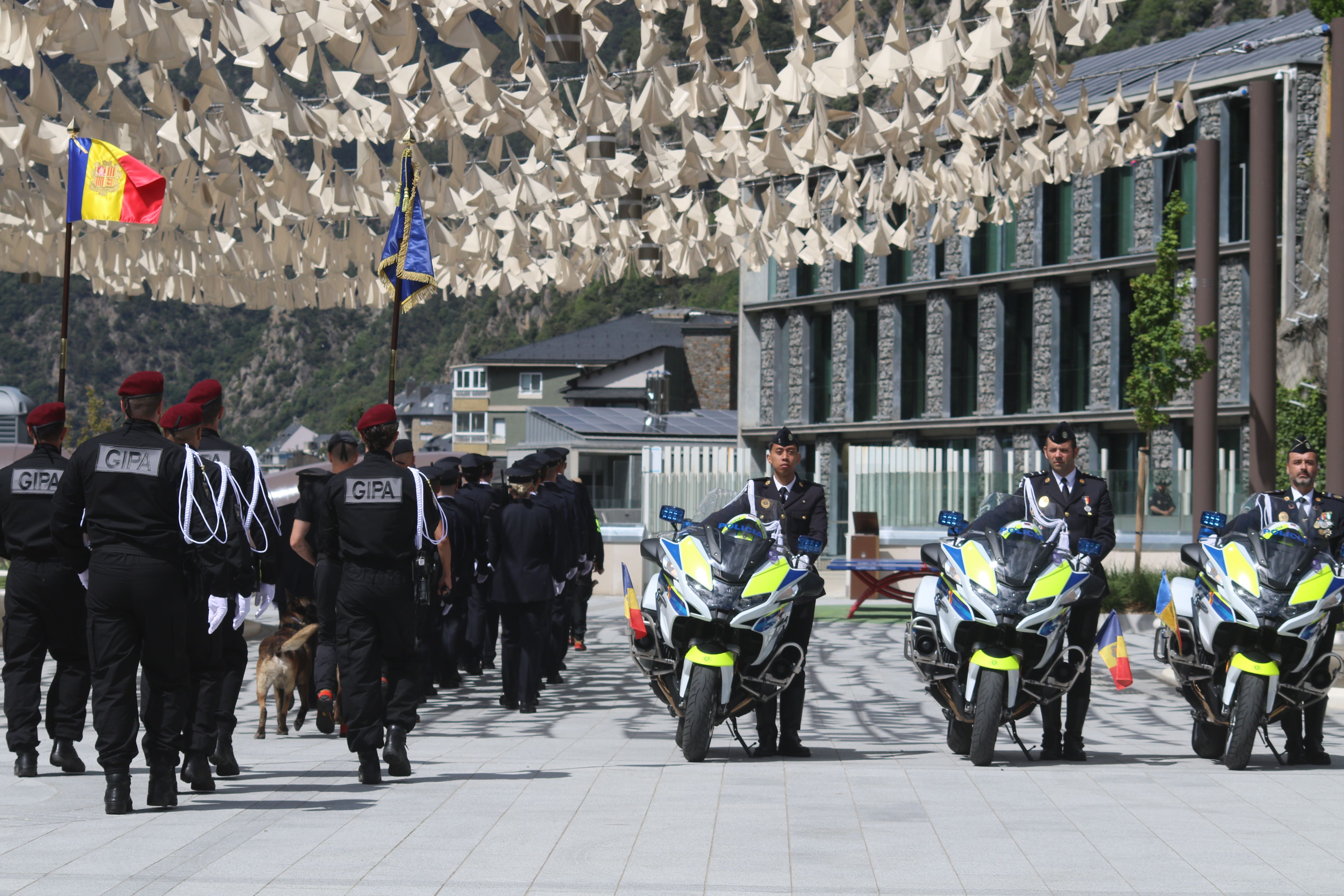 Imatge de l'actuació policial.