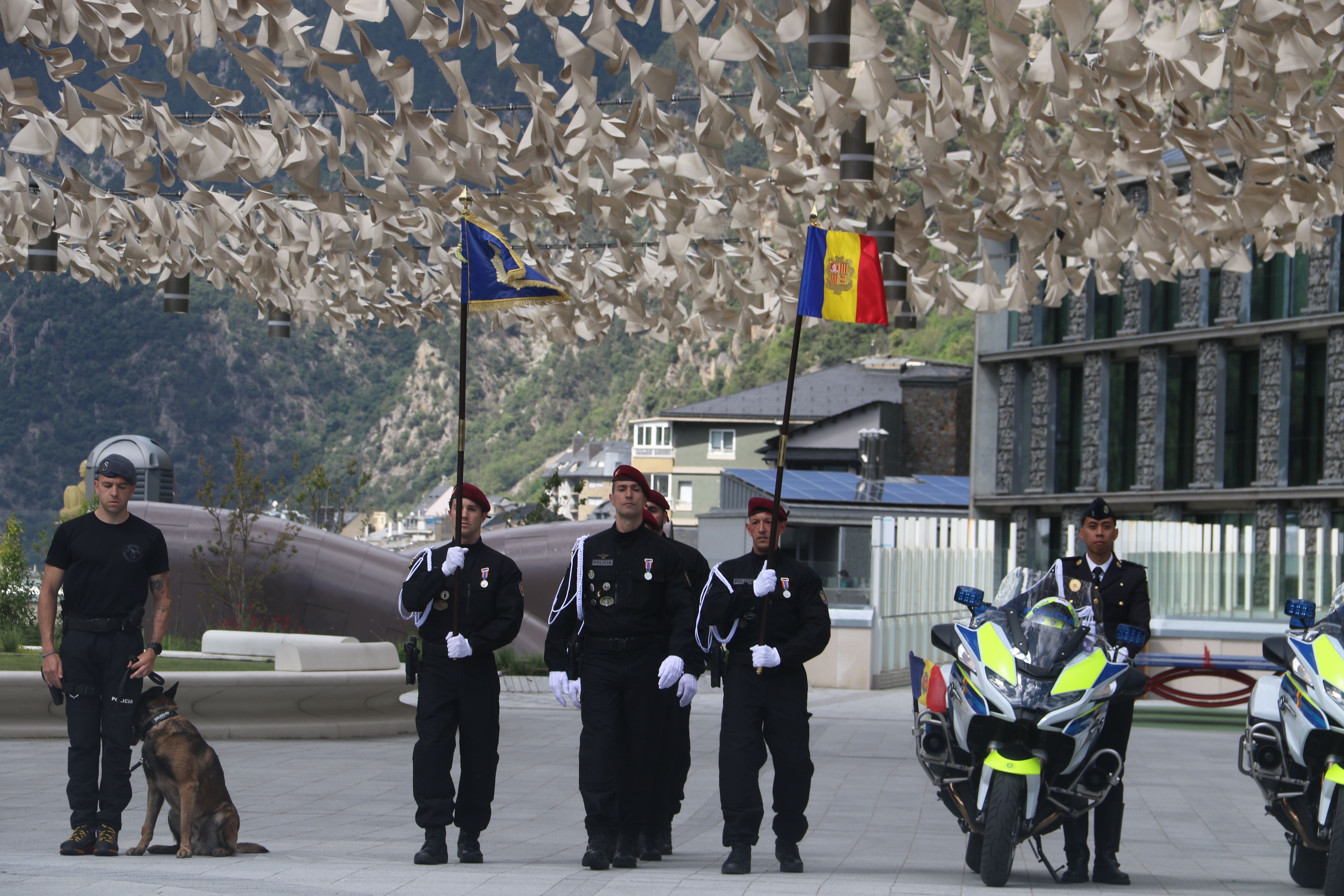 Imatge de l'actuació policial.
