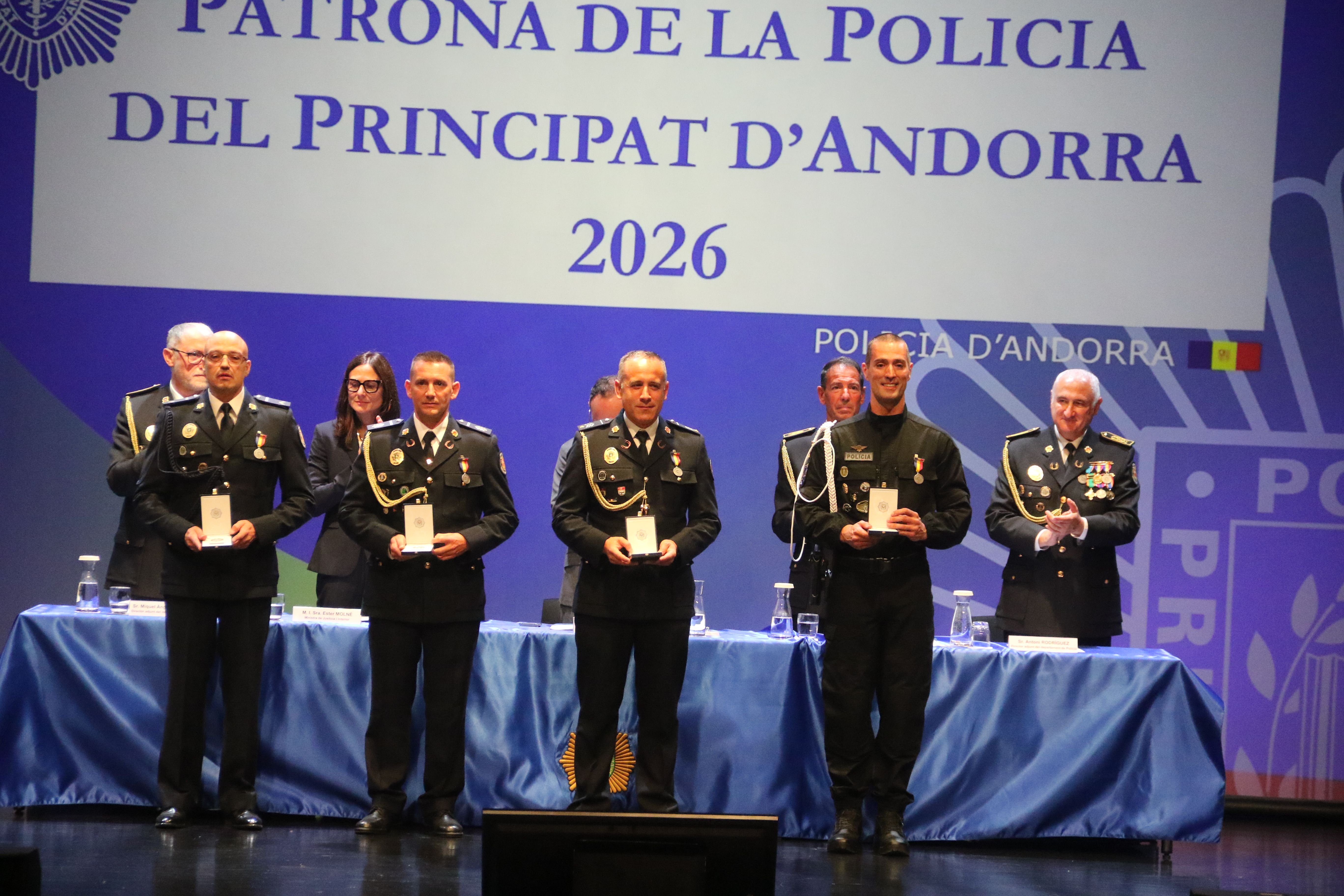 Distinció pels 20 anys de servei.