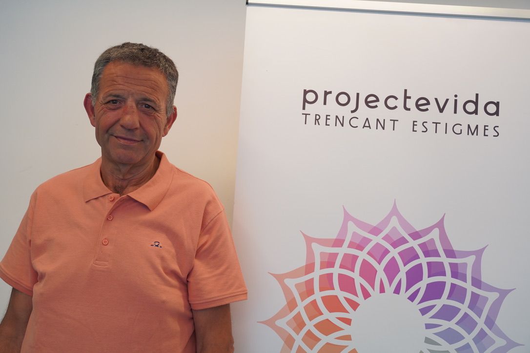 Pep Castellón, president de Projecte Vida. La portaveu del Sindicat, Rebeca Bonache.