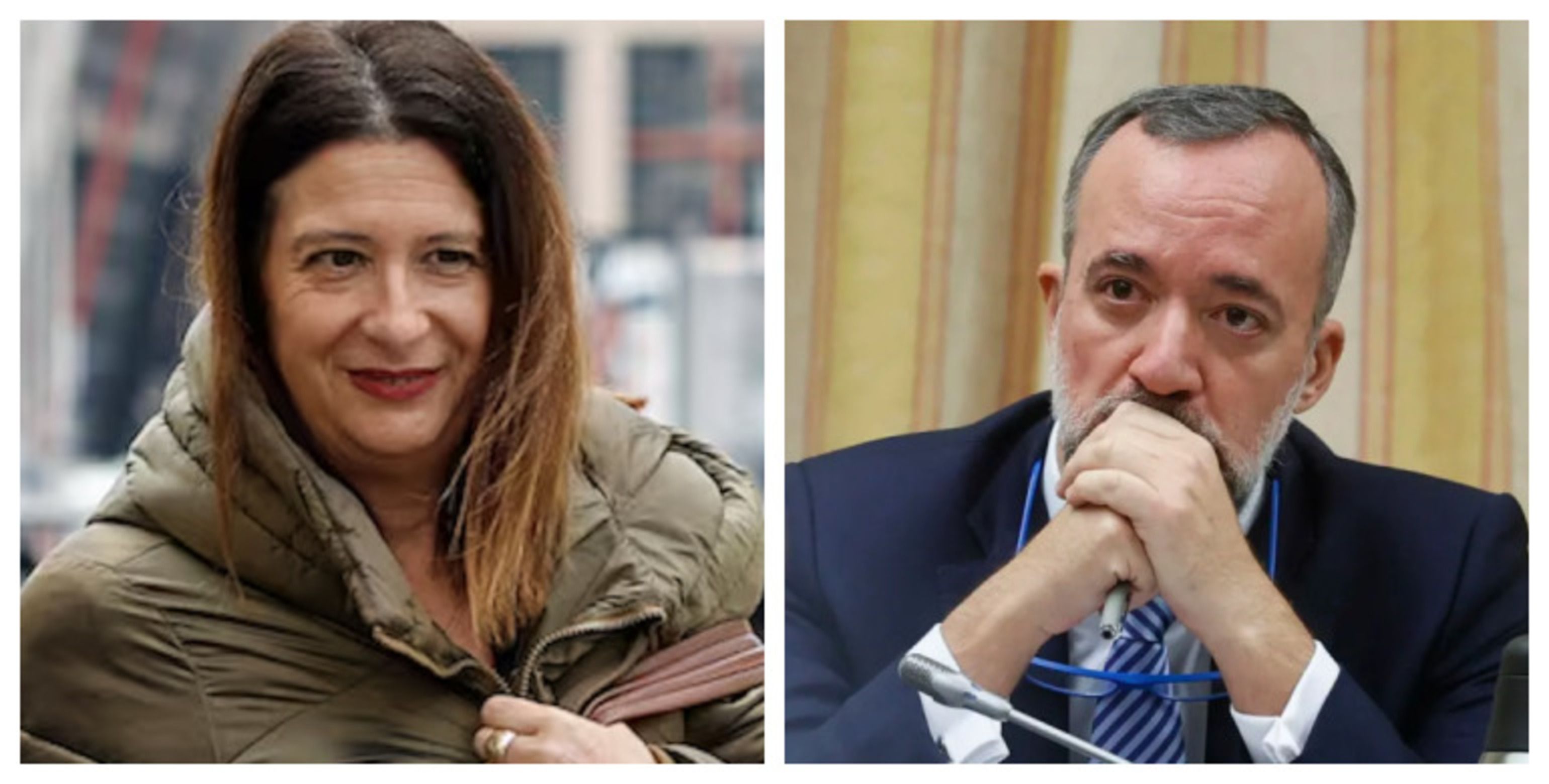 Leire Díez (esquerra) i Francisco Martínez. Leire Díez (esquerra) i Francisco Martínez.