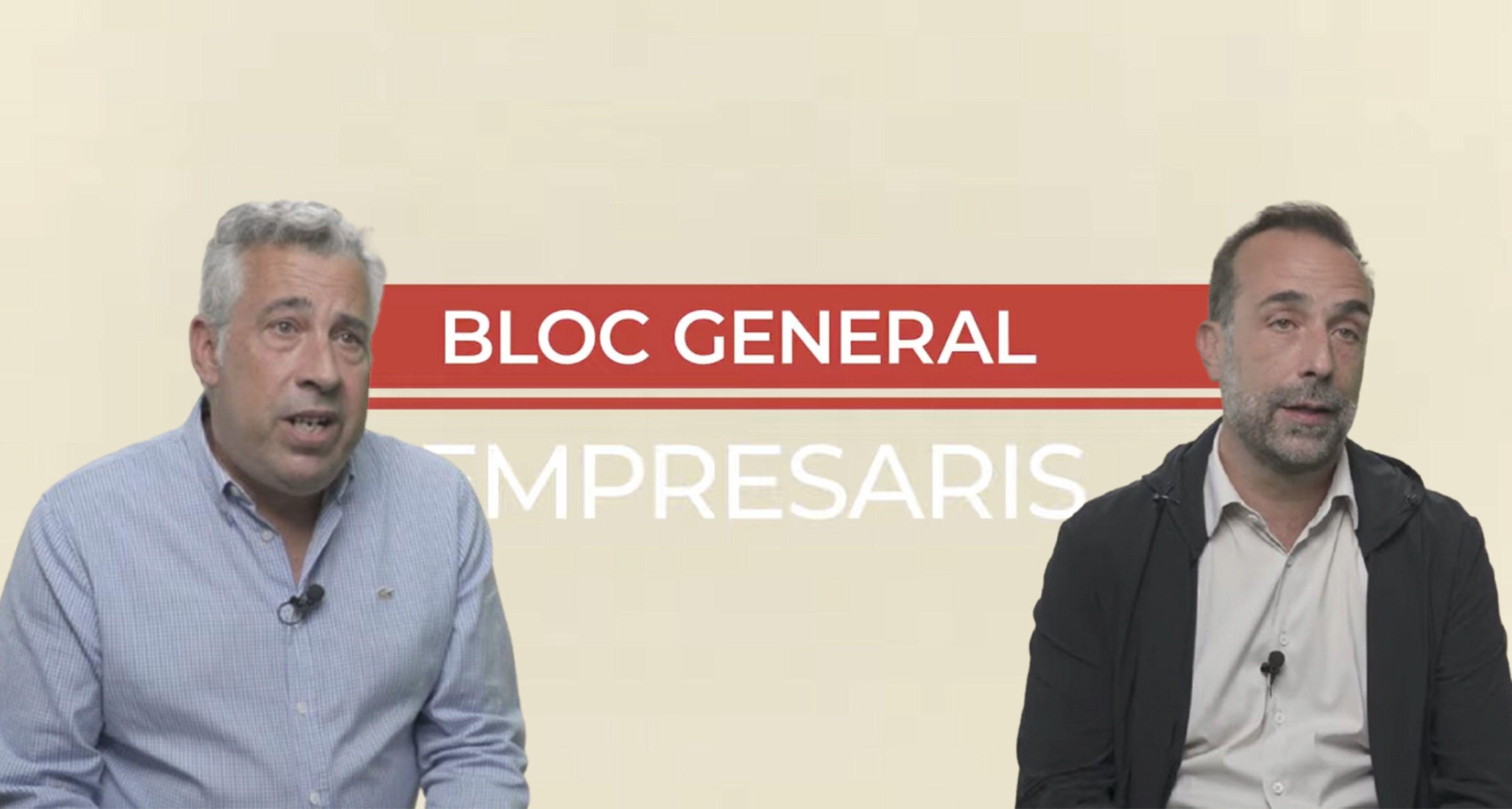 Àlex Llige i Daniel Armengol responen el bloc general.