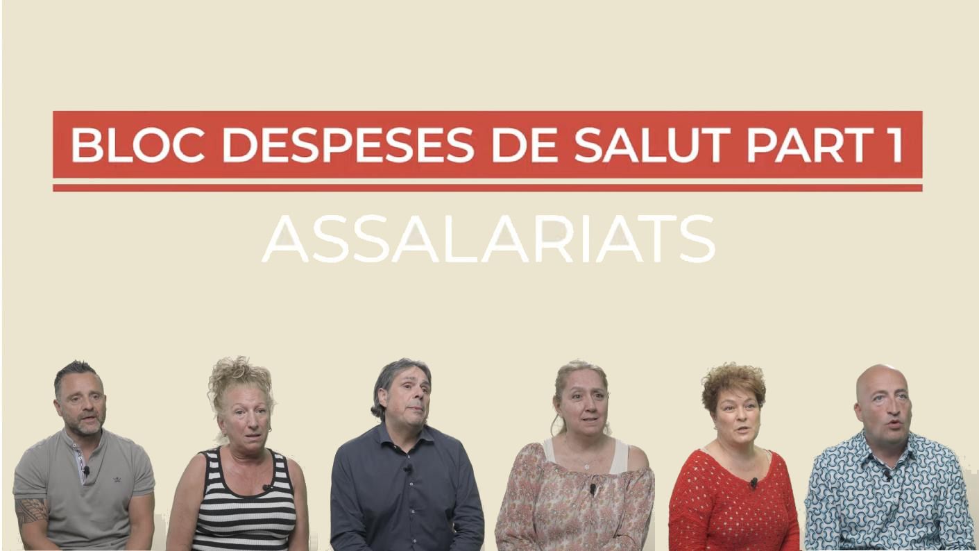 Els candidats assalariats es refereixen a les despeses sanitàries.