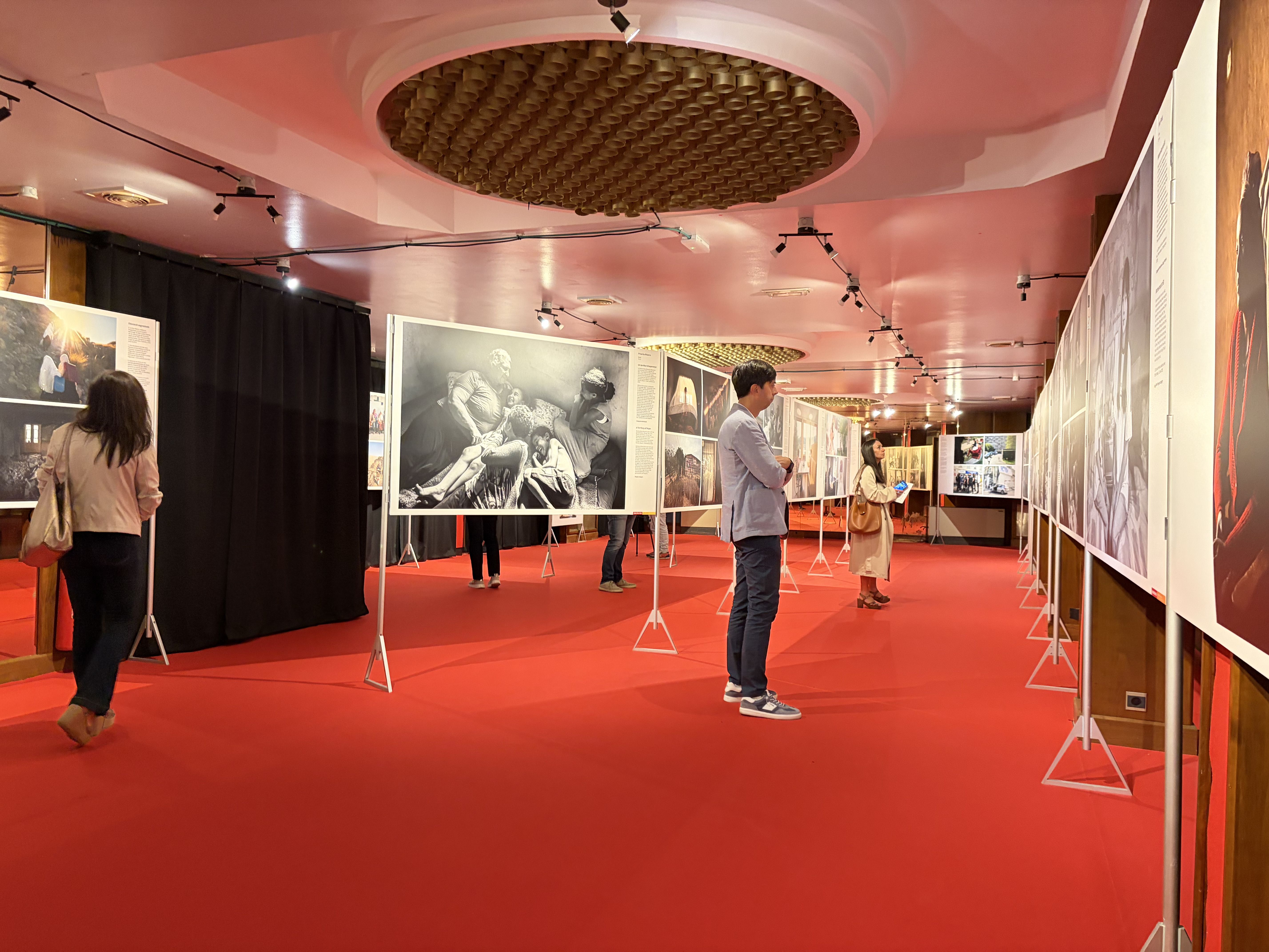 La part de dalt de l'exposició.