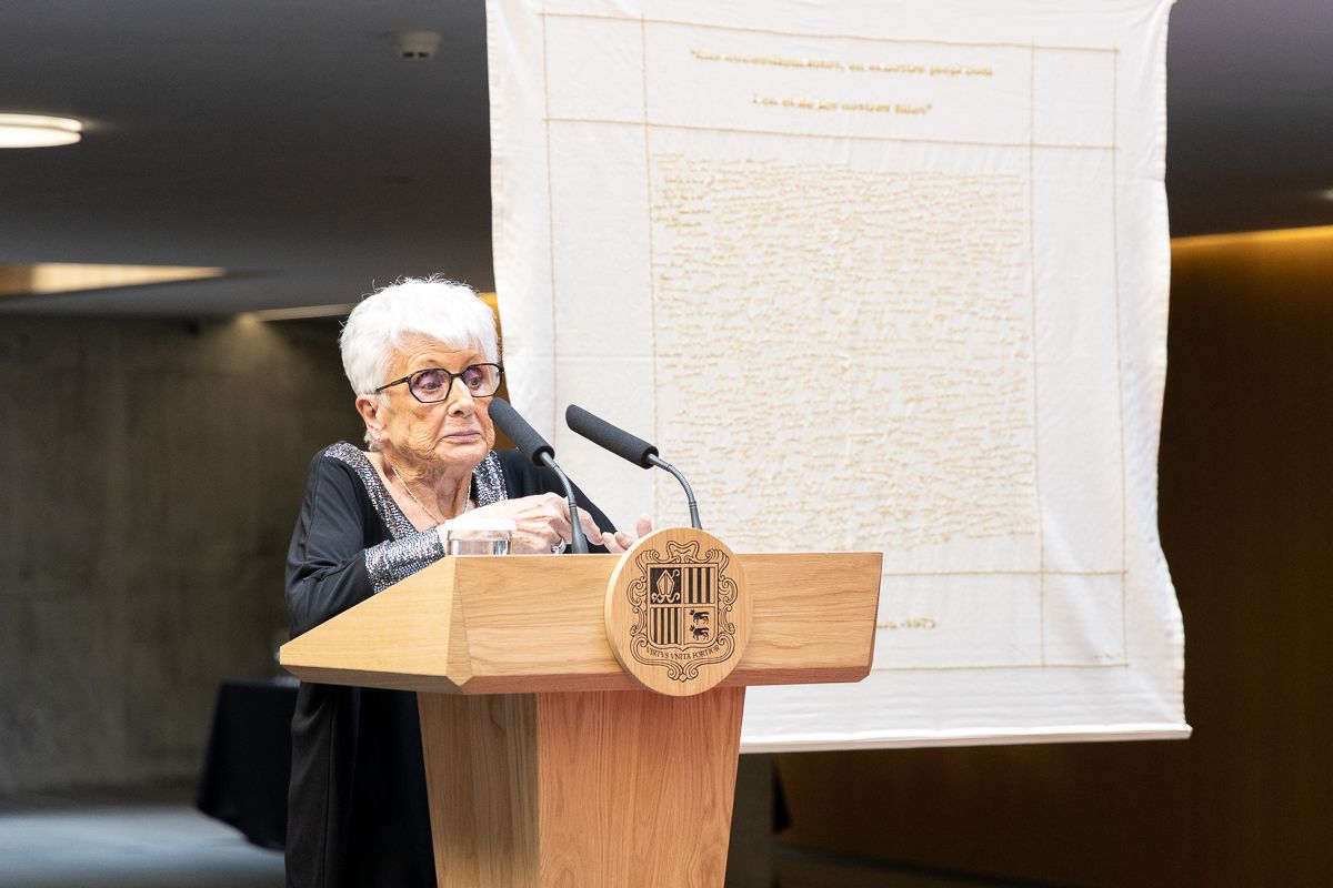 La portaveu del Sindicat, Rebeca Bonache.