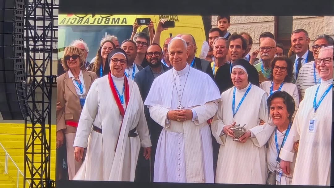 El Papa amb sor Lucía Caram.