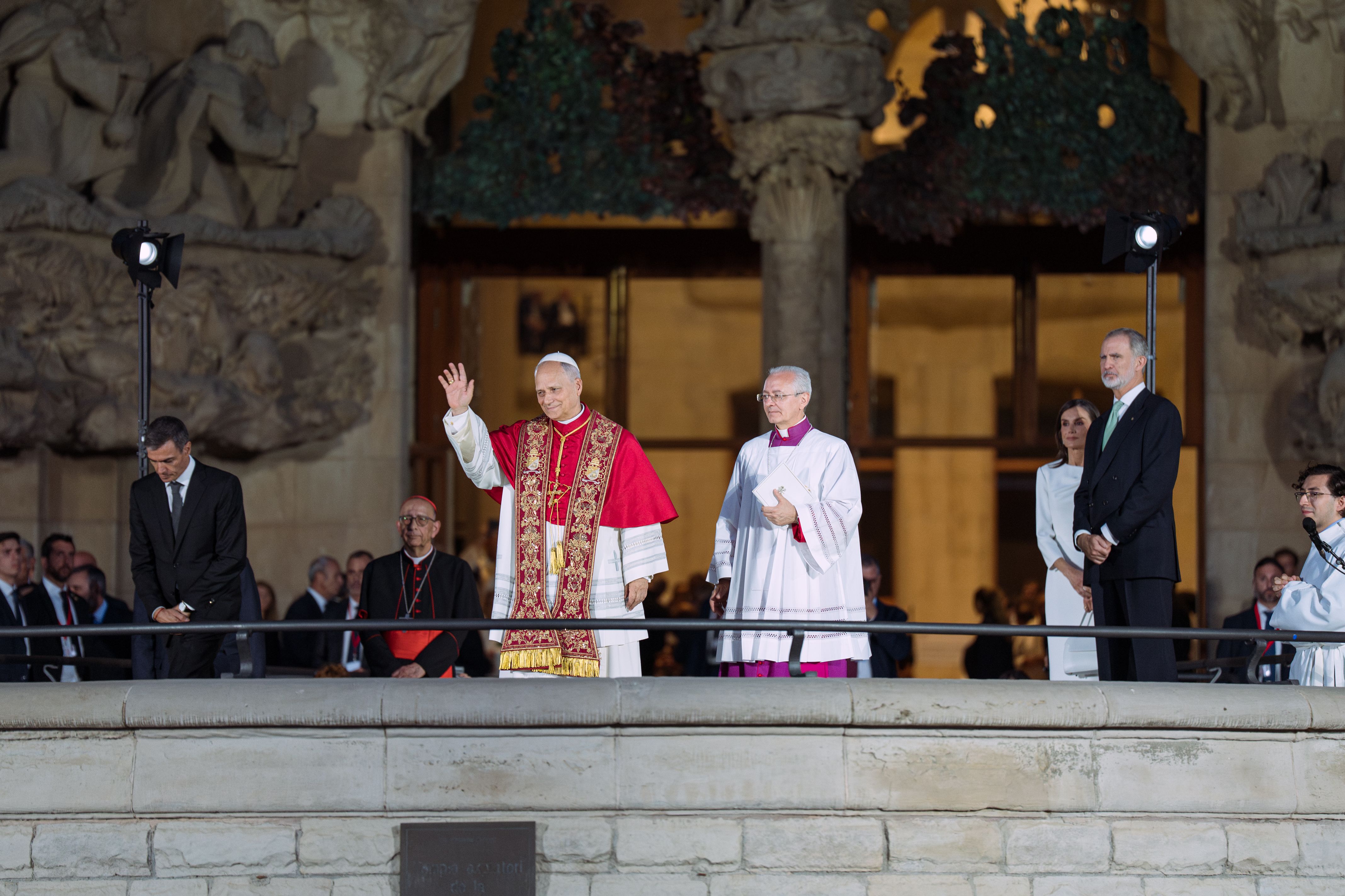 Lleó XIV a la Sagrada Família.
