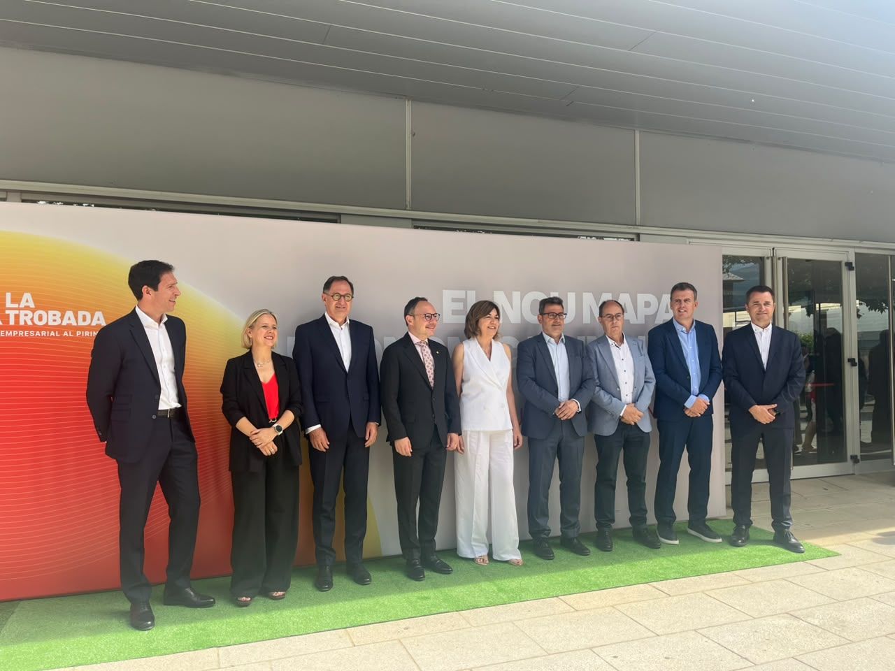 Xavier Espot durant la inauguració de la Trobada Empresarial al Pirineu.