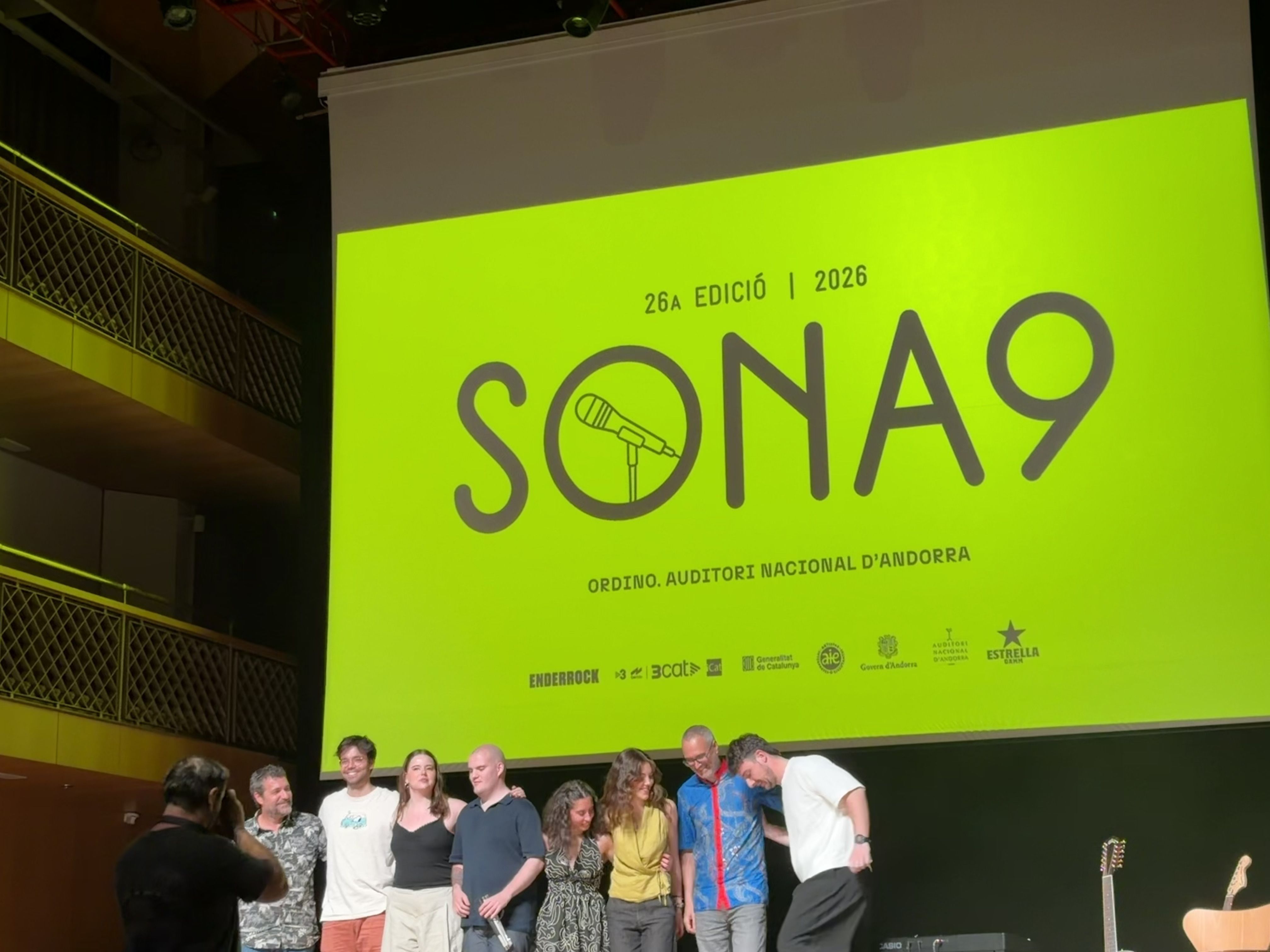 Els artistes participants en els concerts preliminars del Sona9.
