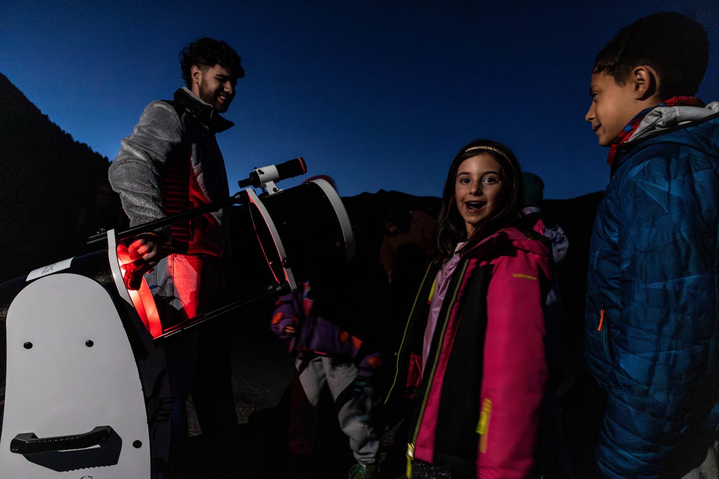 Arrenca el cap de setmana del Festival d’Astronomia de la Massana amb l’observació d’estels.