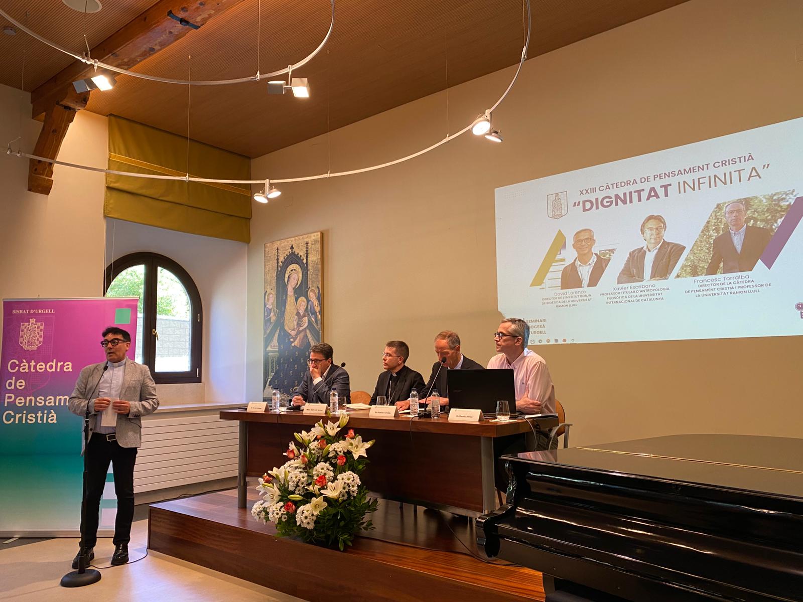 23a edició de la Càtedra de Pensament Cristià que s'ha celebrat al seminari diocesà de la Seu d'Urgell.