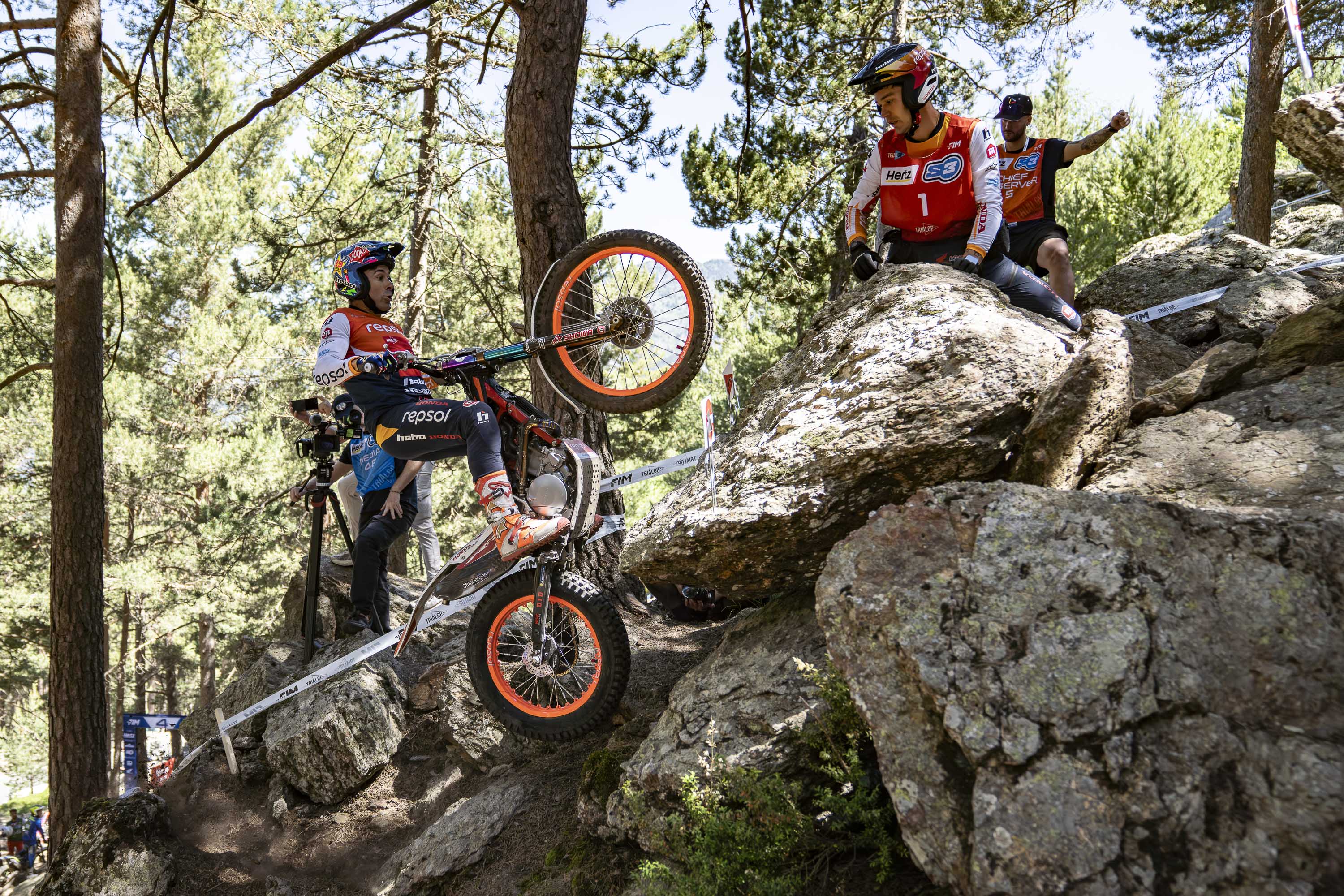 El campió del món Toni Bou, en acció. 