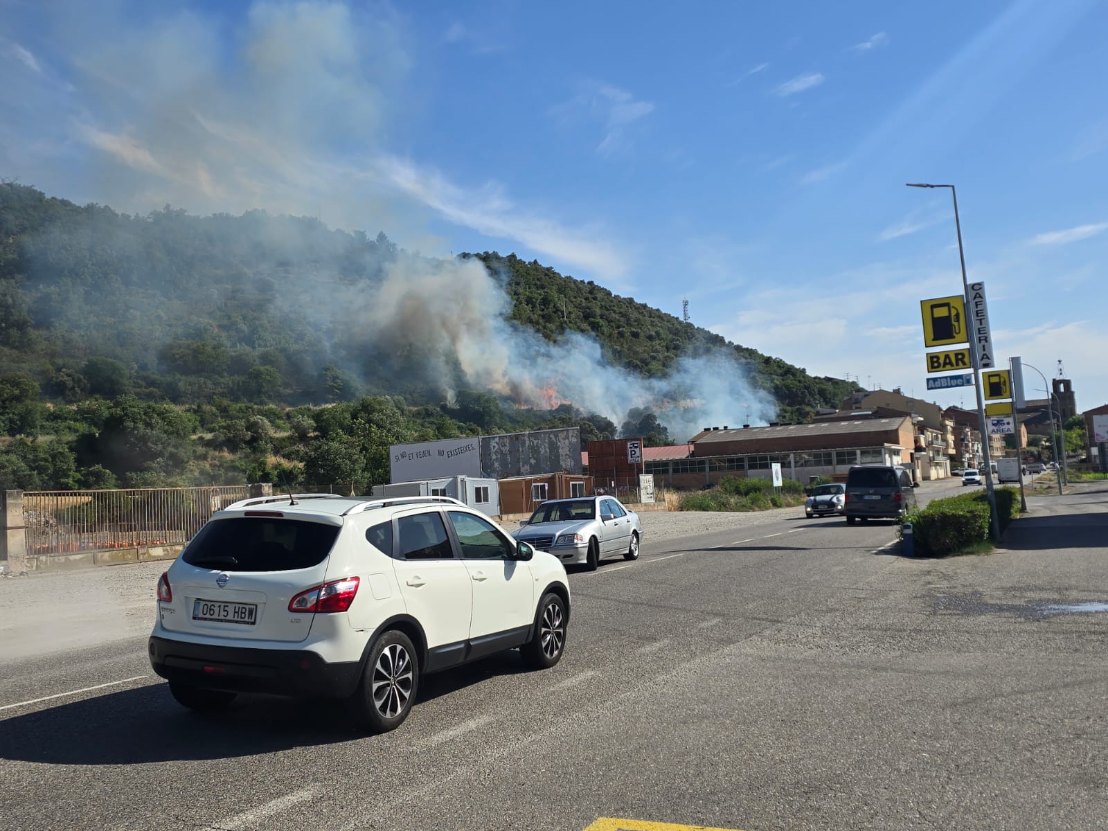 El foc estaria cremant massa forestal. El foc estaria cremant massa forestal.