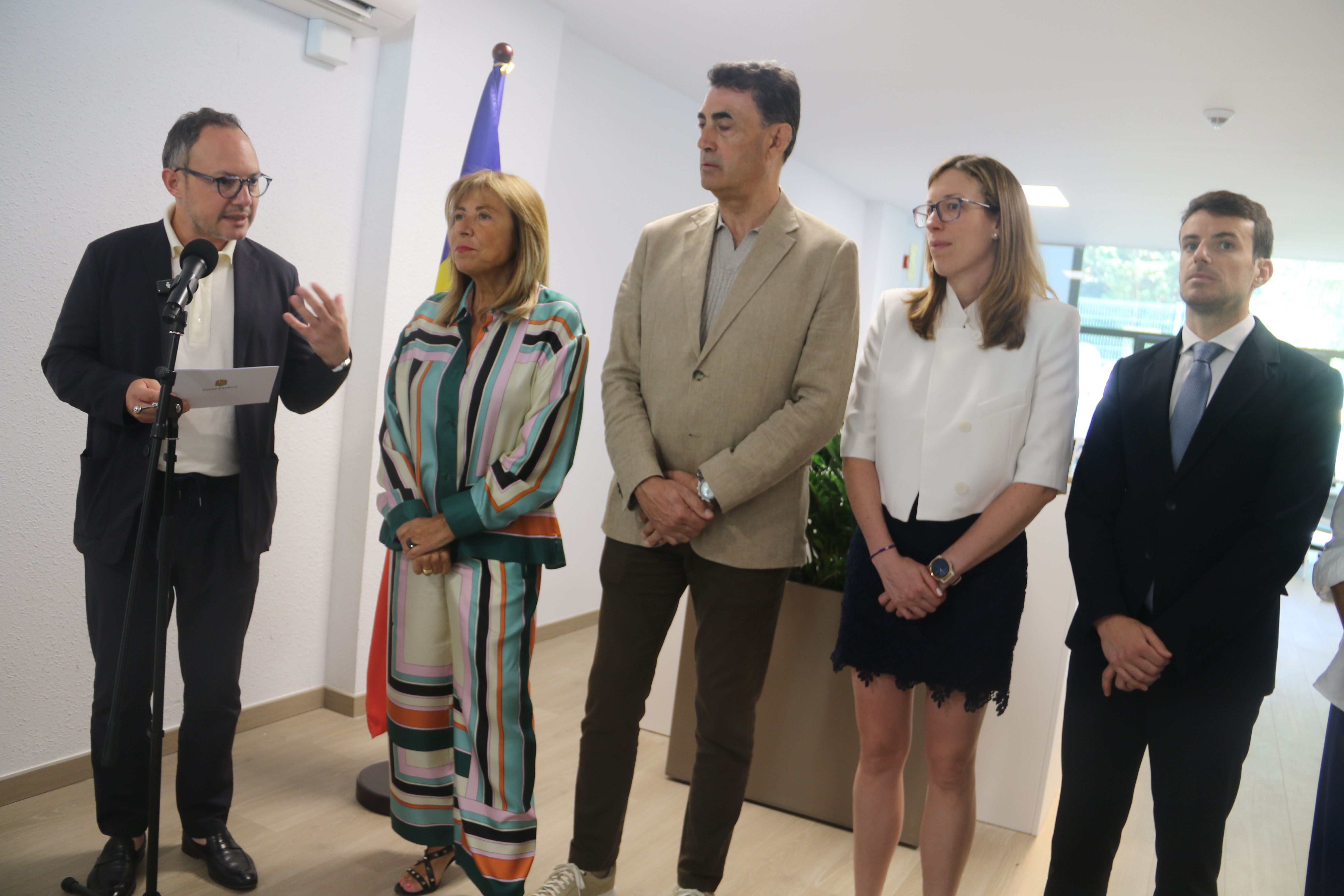 Discurs oficial de Xavier Espot. Discurs oficial de Xavier Espot.