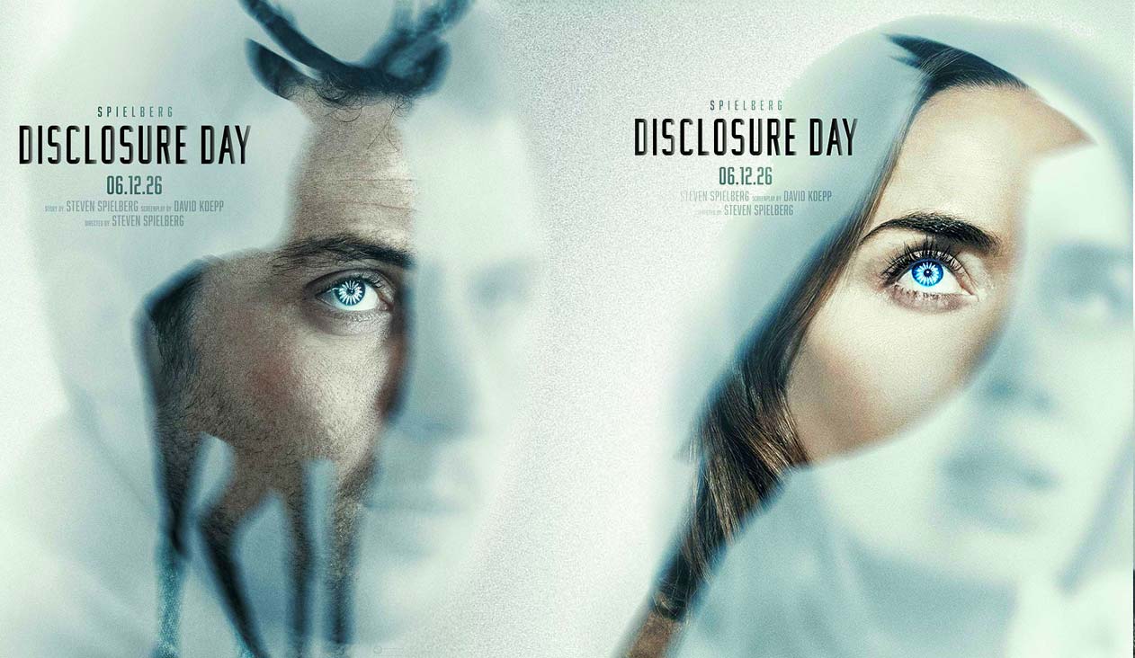 Poster promocionals de Disclosure Day de Steven Spielberg - Crèdit: Universal Pictures i Amblin Entertainment La portaveu del Sindicat, Rebeca Bonache.