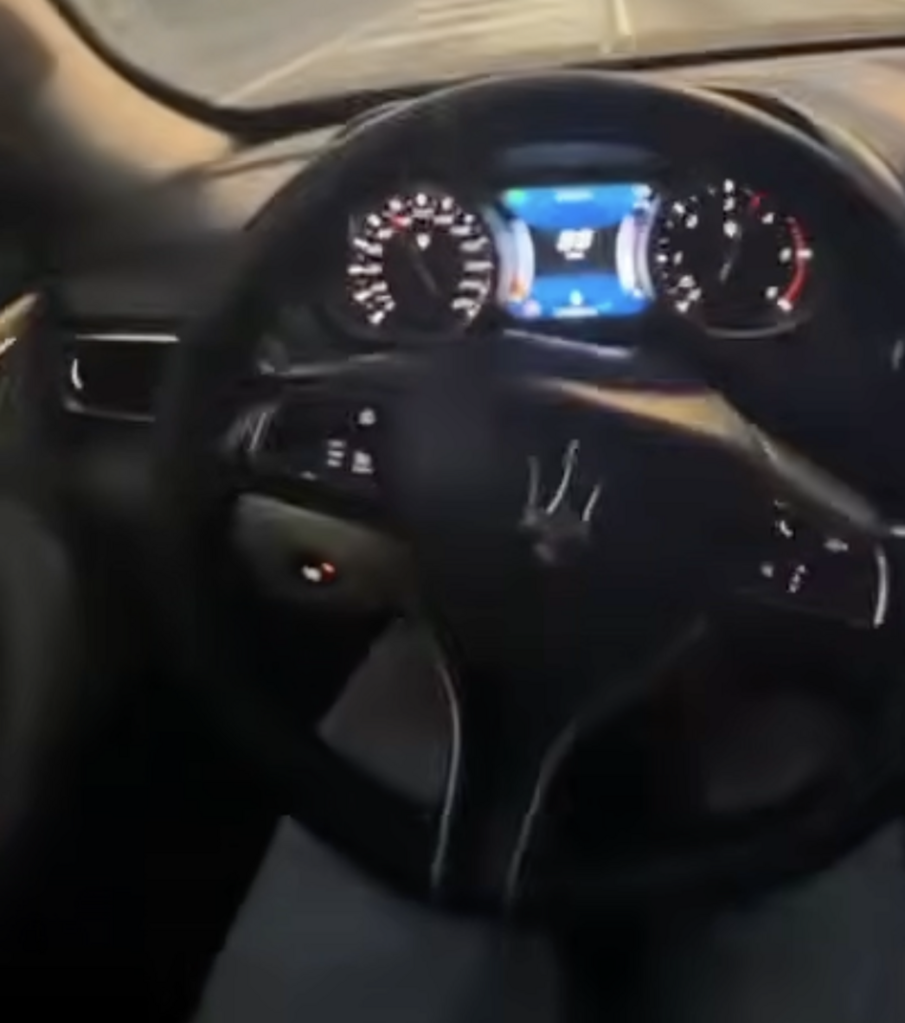 El volant del Maserati